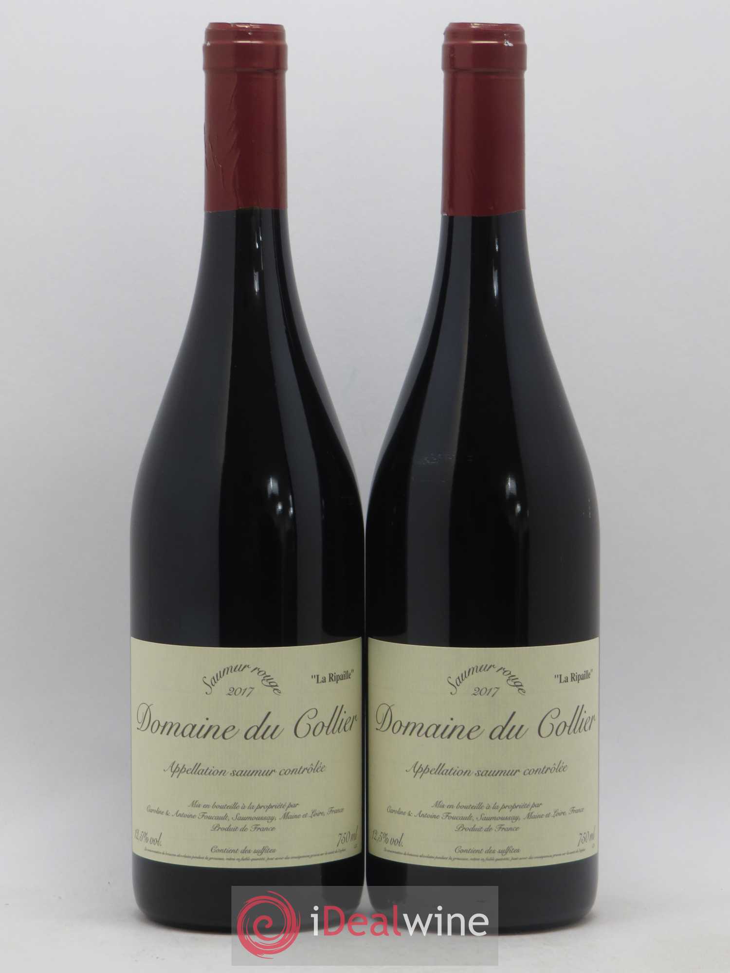 Saumur La Ripaille Domaine du Collier 2017 - Posten von 2 Flaschen - 0