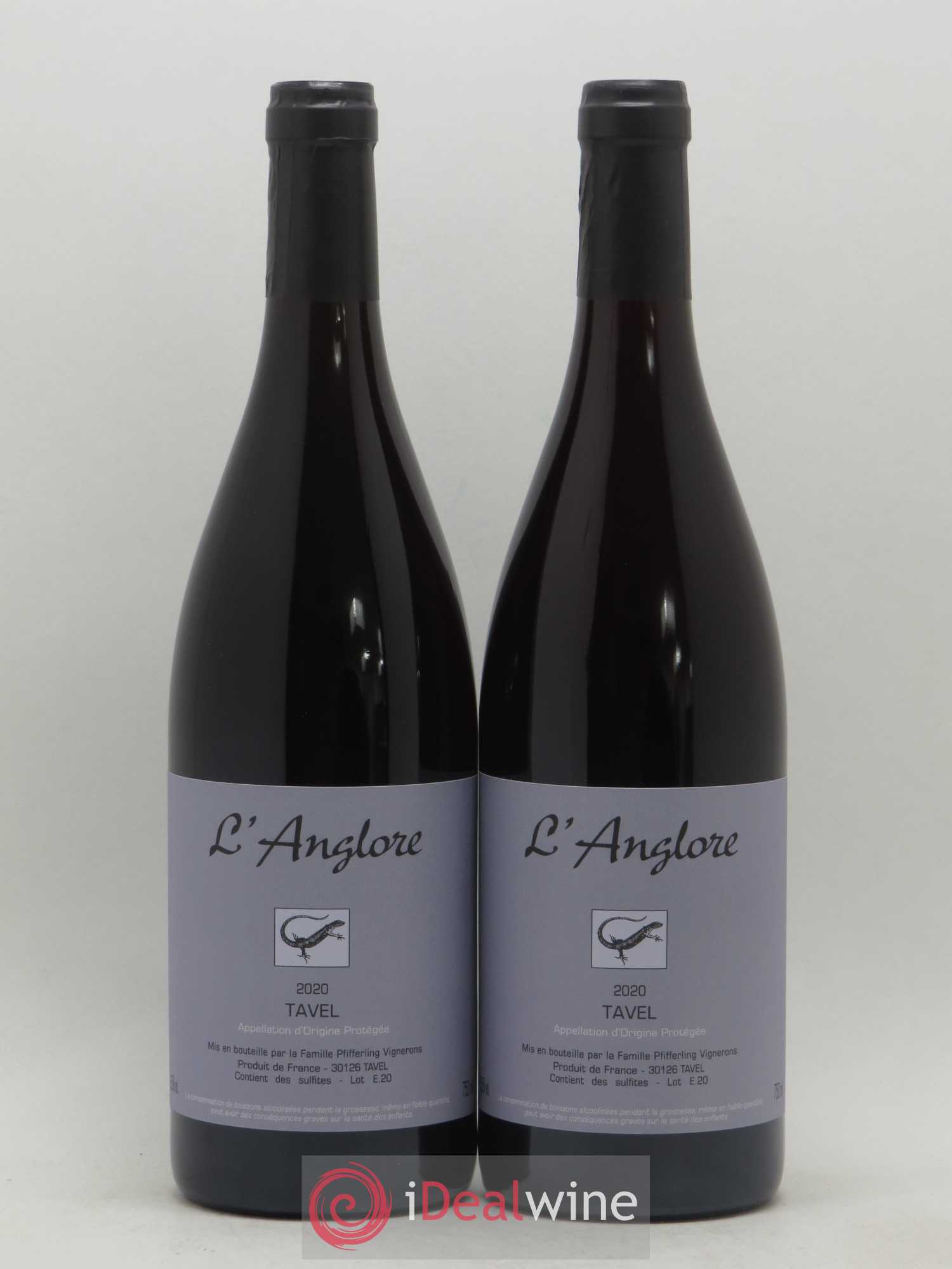 Tavel L'Anglore 2020 - Posten von 2 Flaschen - 0
