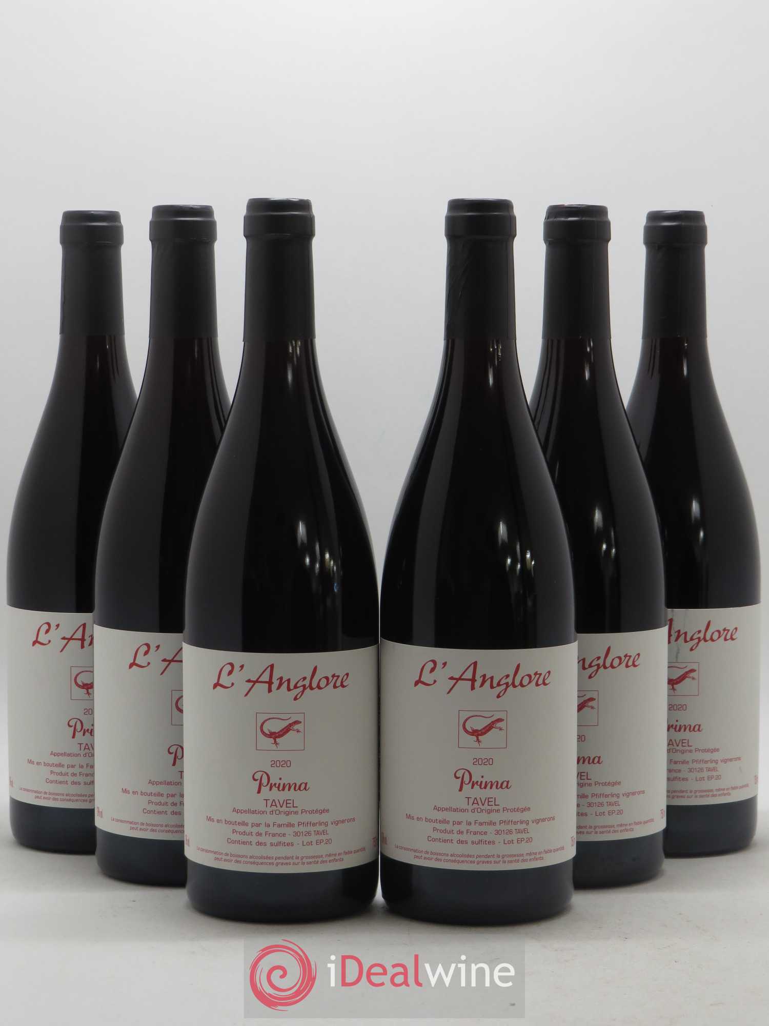 Vin de France Prima L'Anglore 2020 - Lot de 6 bouteilles - 0