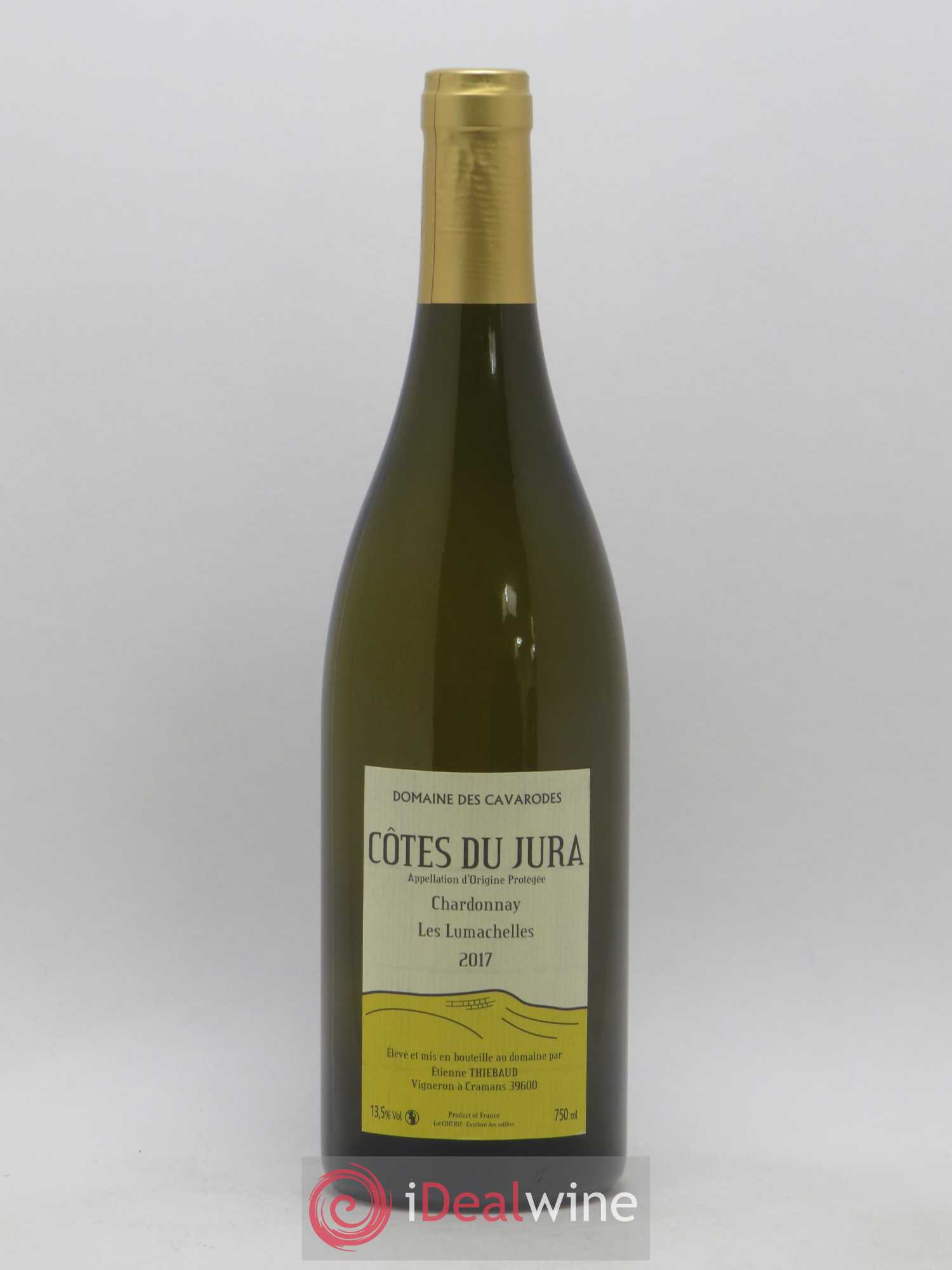 Côtes du Jura Chardonnay Les Lumachelles Cavarodes (Domaine des) - Etienne Thiébaud 2017 - Lot de 1 bouteille - 0