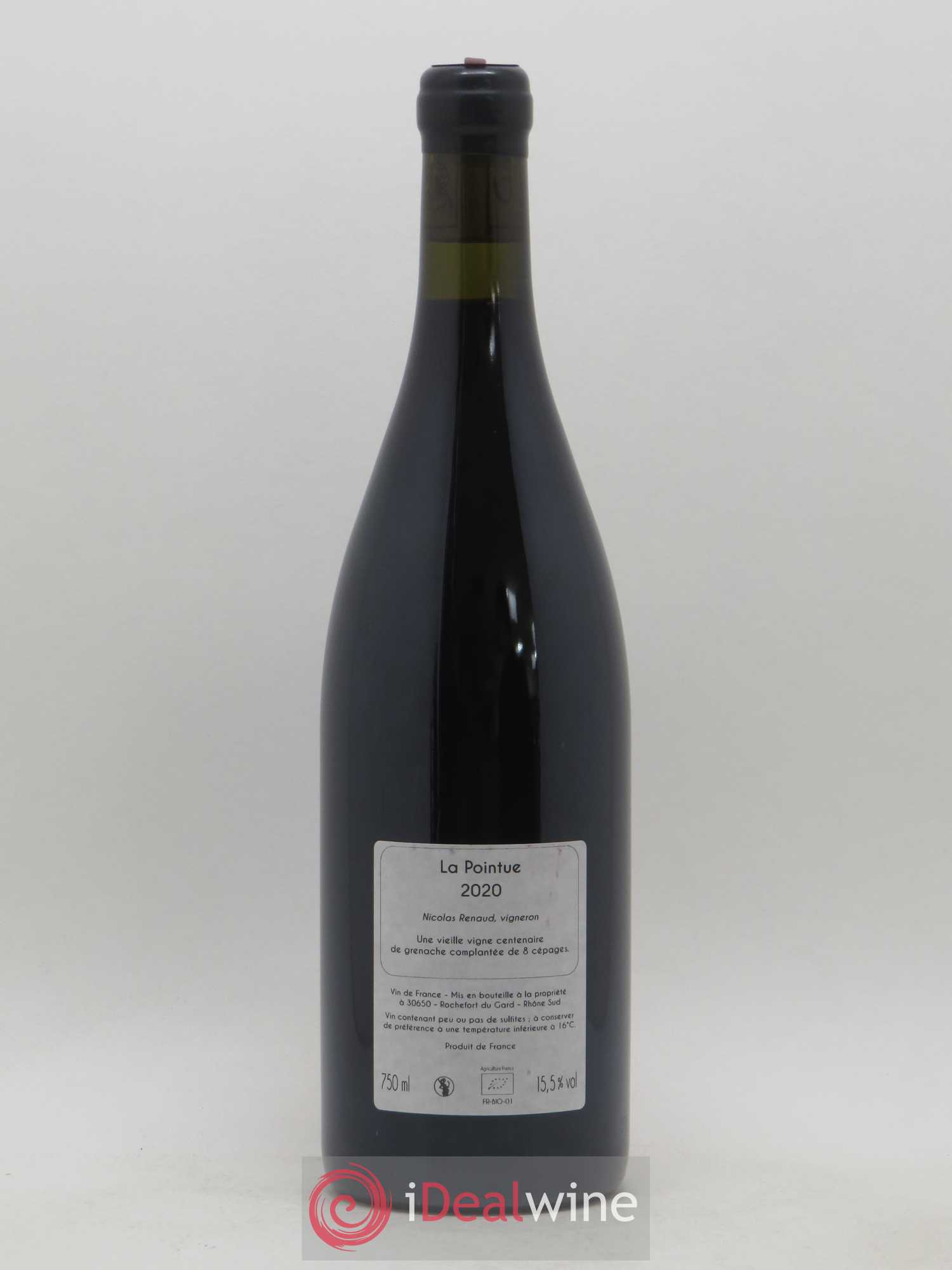 Vin de France La Pointue Clos des Grillons - Nicolas Renaud 2020 - Posten von 1 Flasche - 1