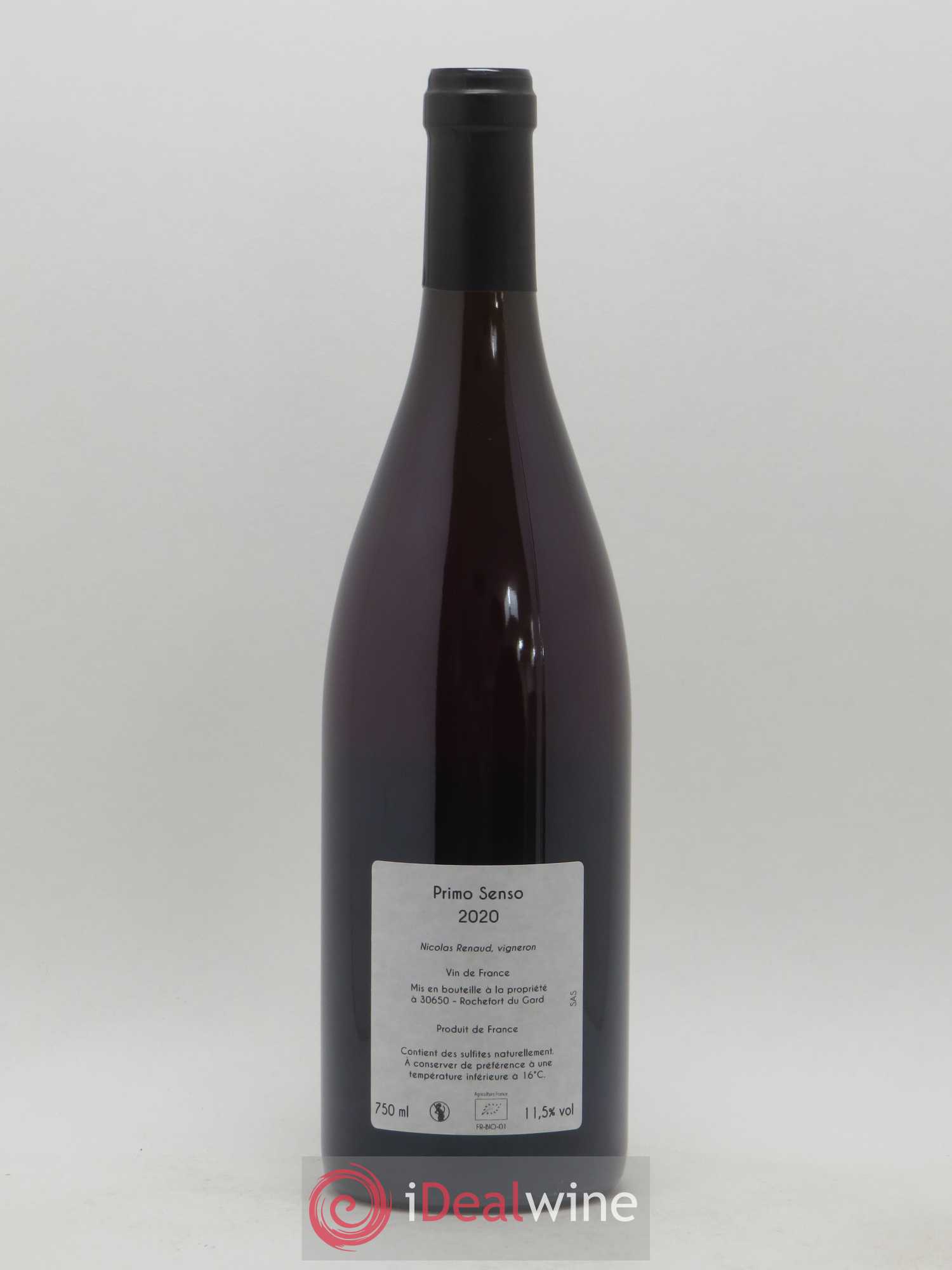 Vin de France Primo Senso Clos des Grillons - Nicolas Renaud 2020 - Posten von 1 Flasche - 1