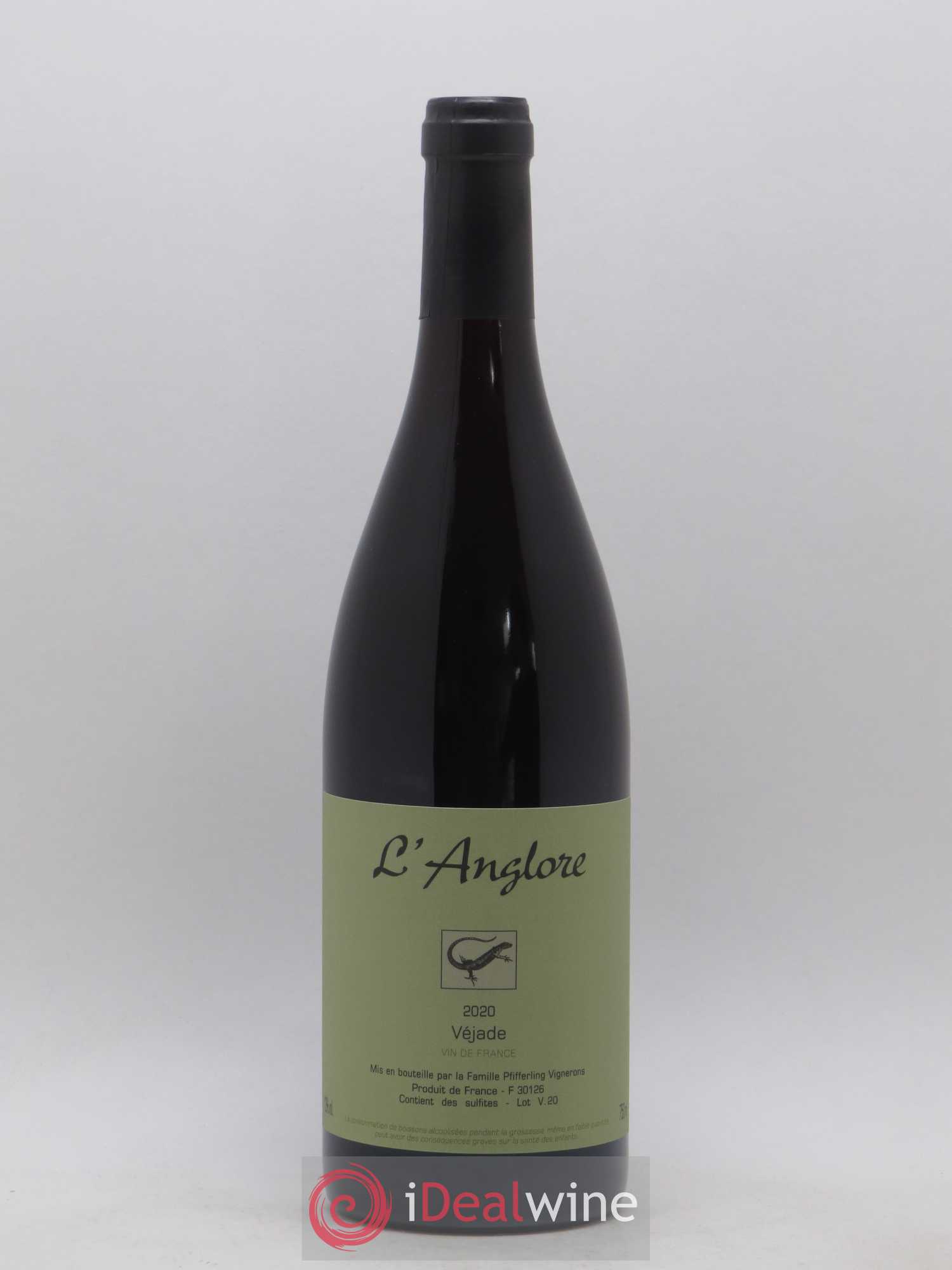 Vin de France Véjade L'Anglore 2020 - Lot de 1 bouteille - 0