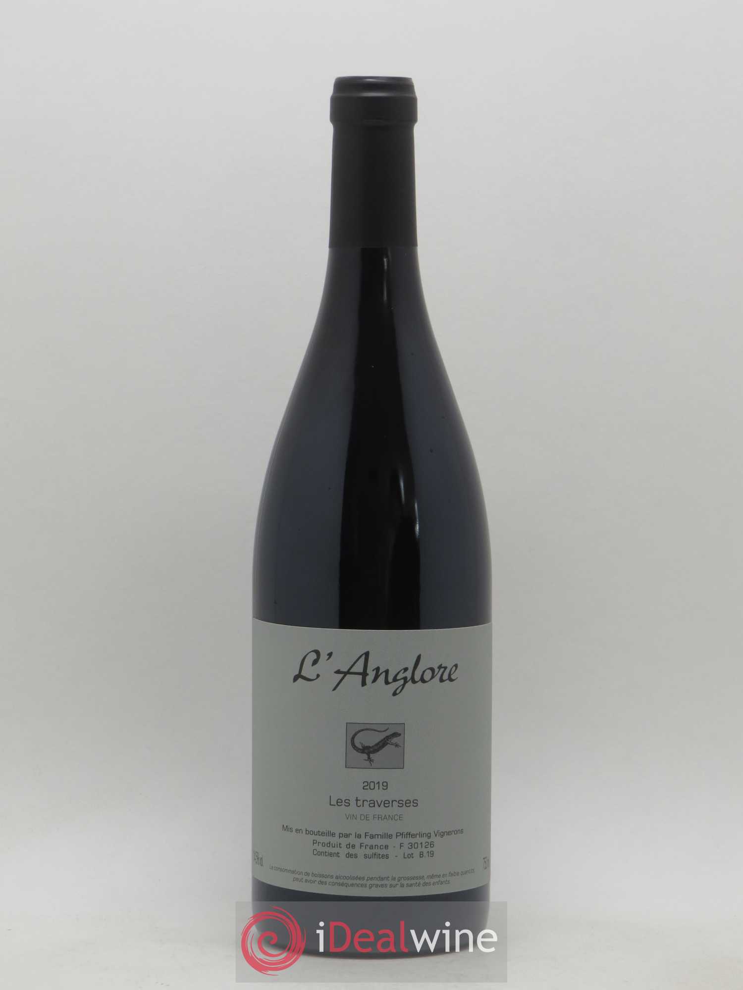 Vin de France Les Traverses L'Anglore 2019 - Lot de 1 bouteille - 0