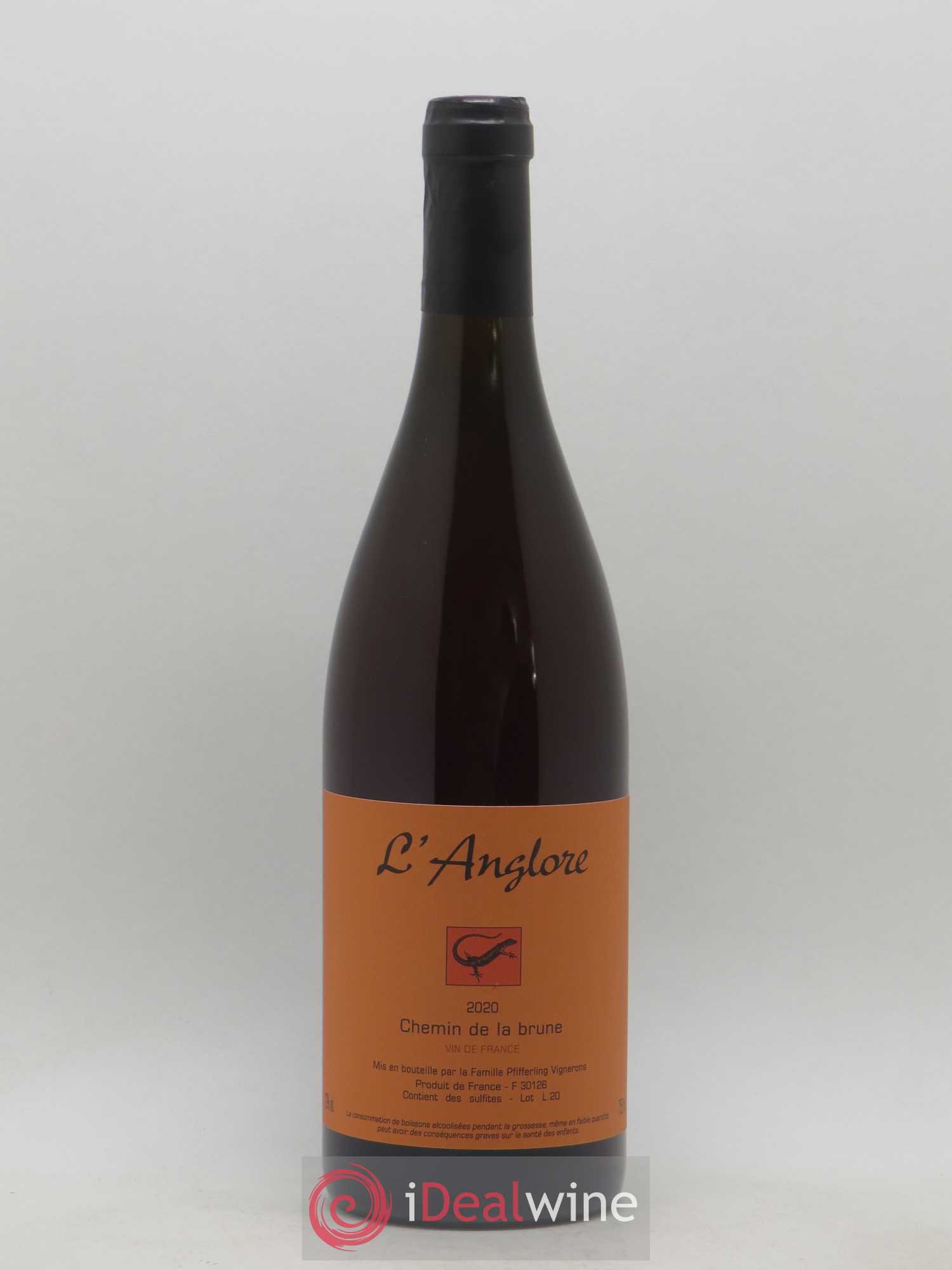 Vin de France Chemin de la brune L'Anglore 2020 - Lot de 1 bouteille - 0