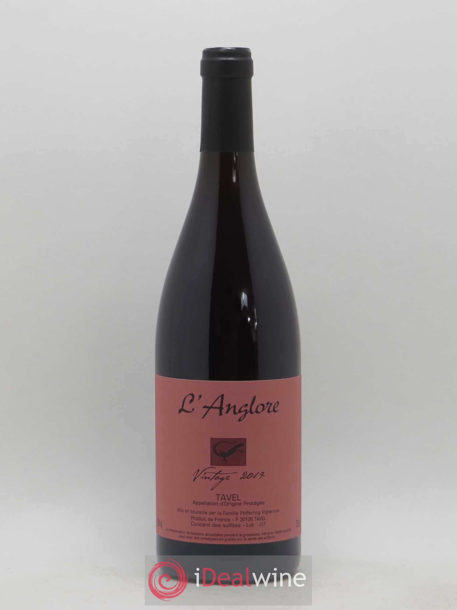Tavel Vintage L'Anglore 2017 - Lot de 1 bouteille - 0