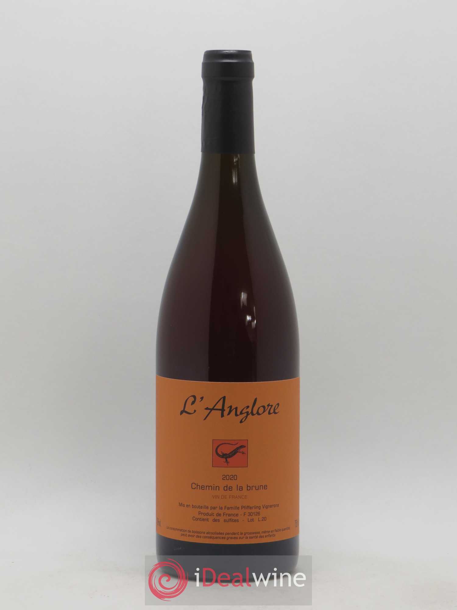 Vin de France Chemin de la brune L'Anglore 2020 - Lot de 1 bouteille - 0