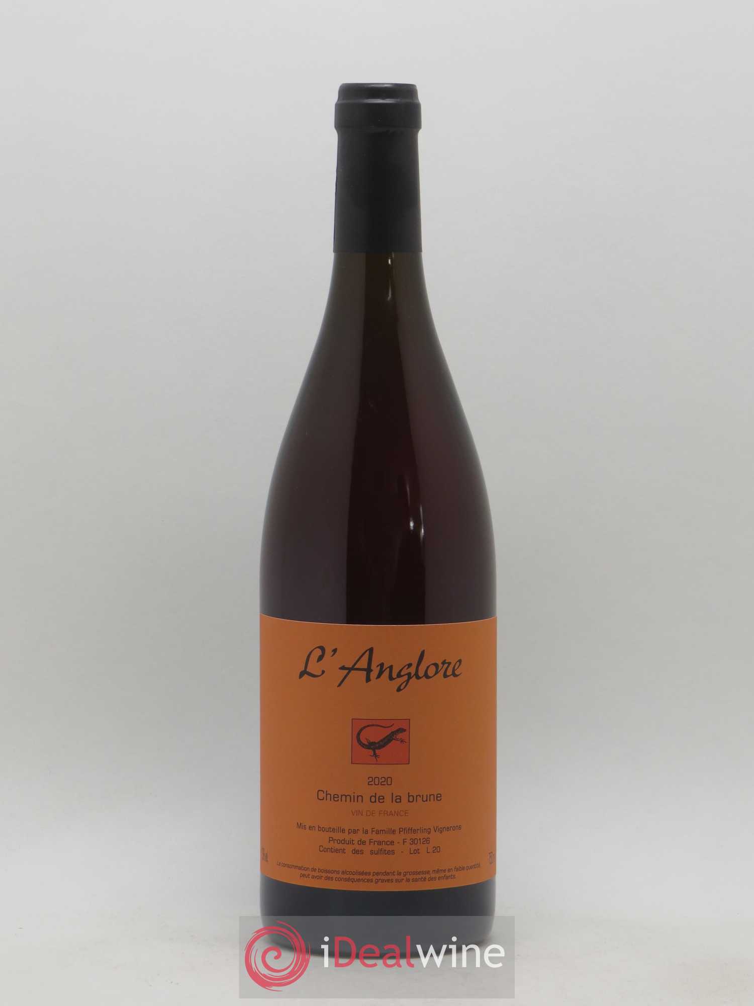Vin de France Chemin de la brune L'Anglore 2020 - Lot de 1 bouteille - 0