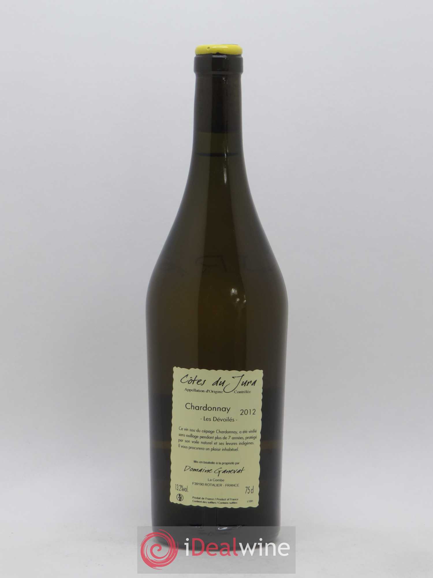 Côtes du Jura Les Dévoilés Jean-François Ganevat (Domaine) 2012 - Lot de 1 bouteille - 1