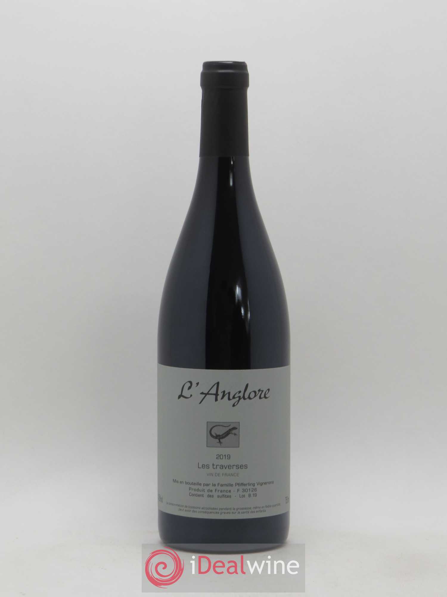 Vin de France Les Traverses L'Anglore 2019 - Lot de 1 bouteille - 0