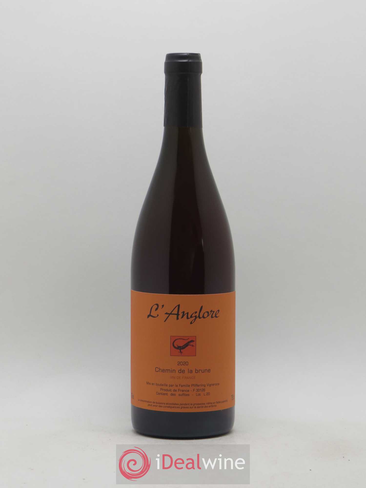 Vin de France Chemin de la brune L'Anglore 2020 - Lot de 1 bouteille - 0