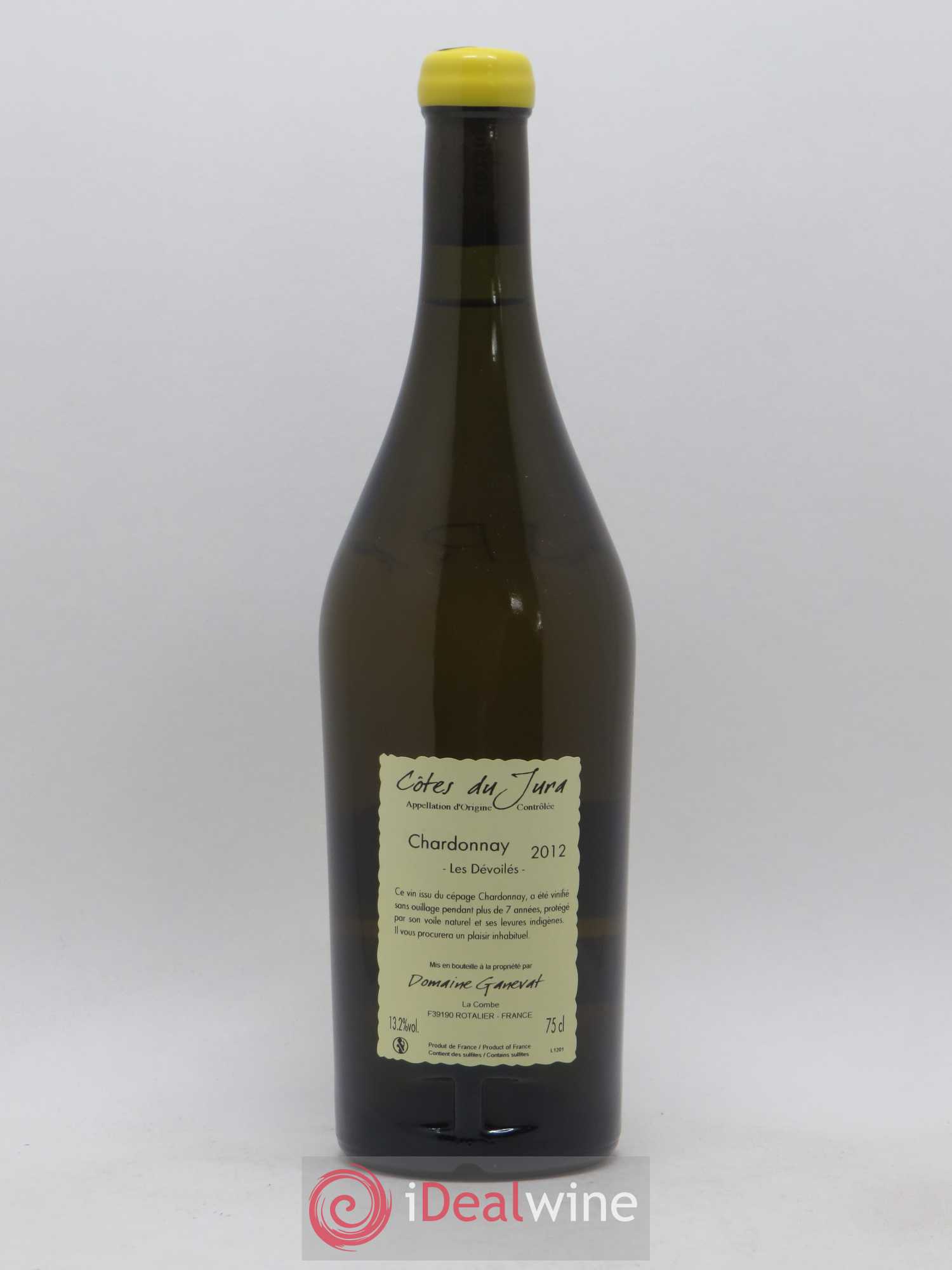 Côtes du Jura Les Dévoilés Jean-François Ganevat (Domaine) 2012 - Lot de 1 bouteille - 1