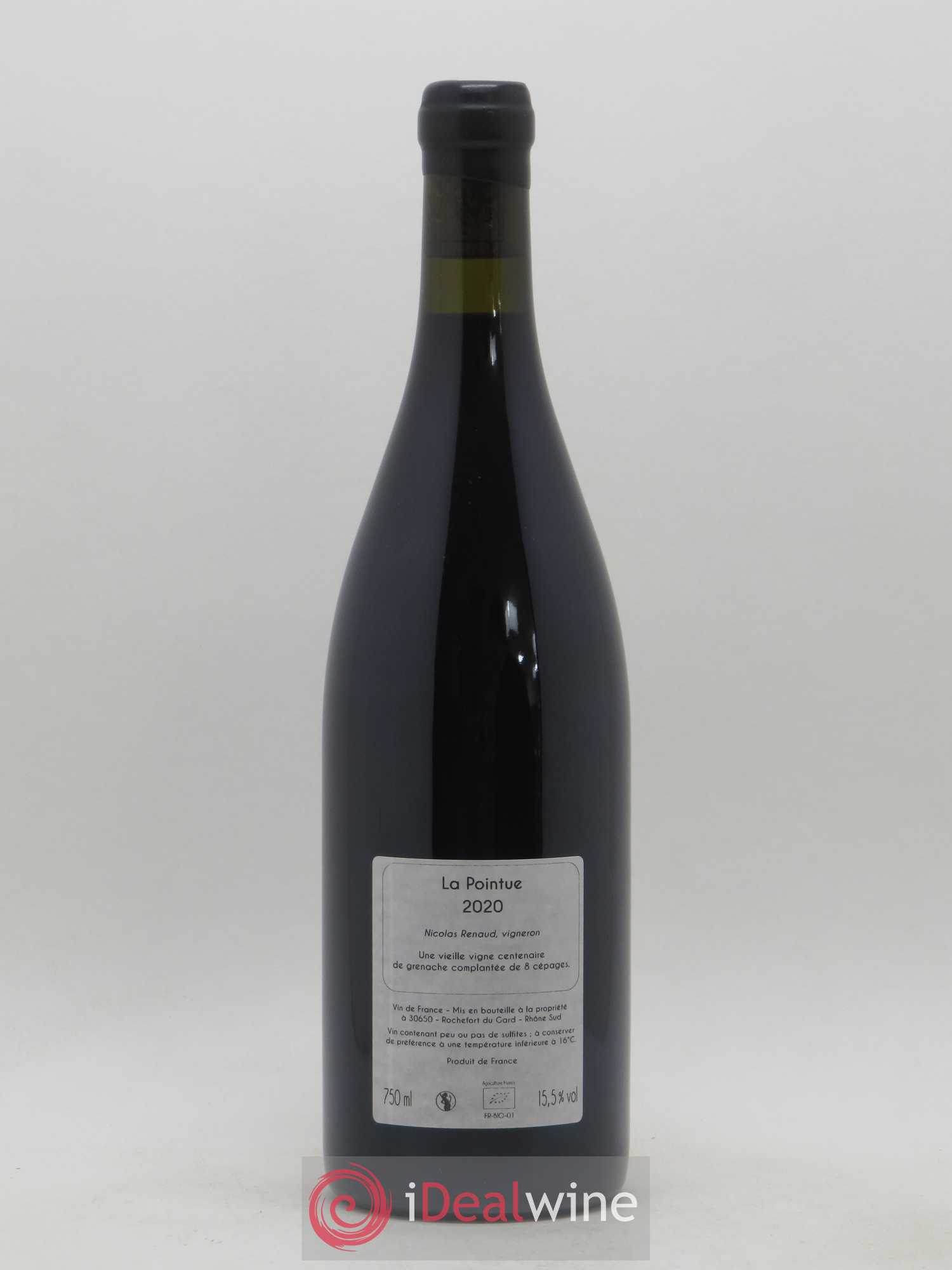 Vin de France La Pointue Clos des Grillons - Nicolas Renaud 2020 - Posten von 1 Flasche - 1