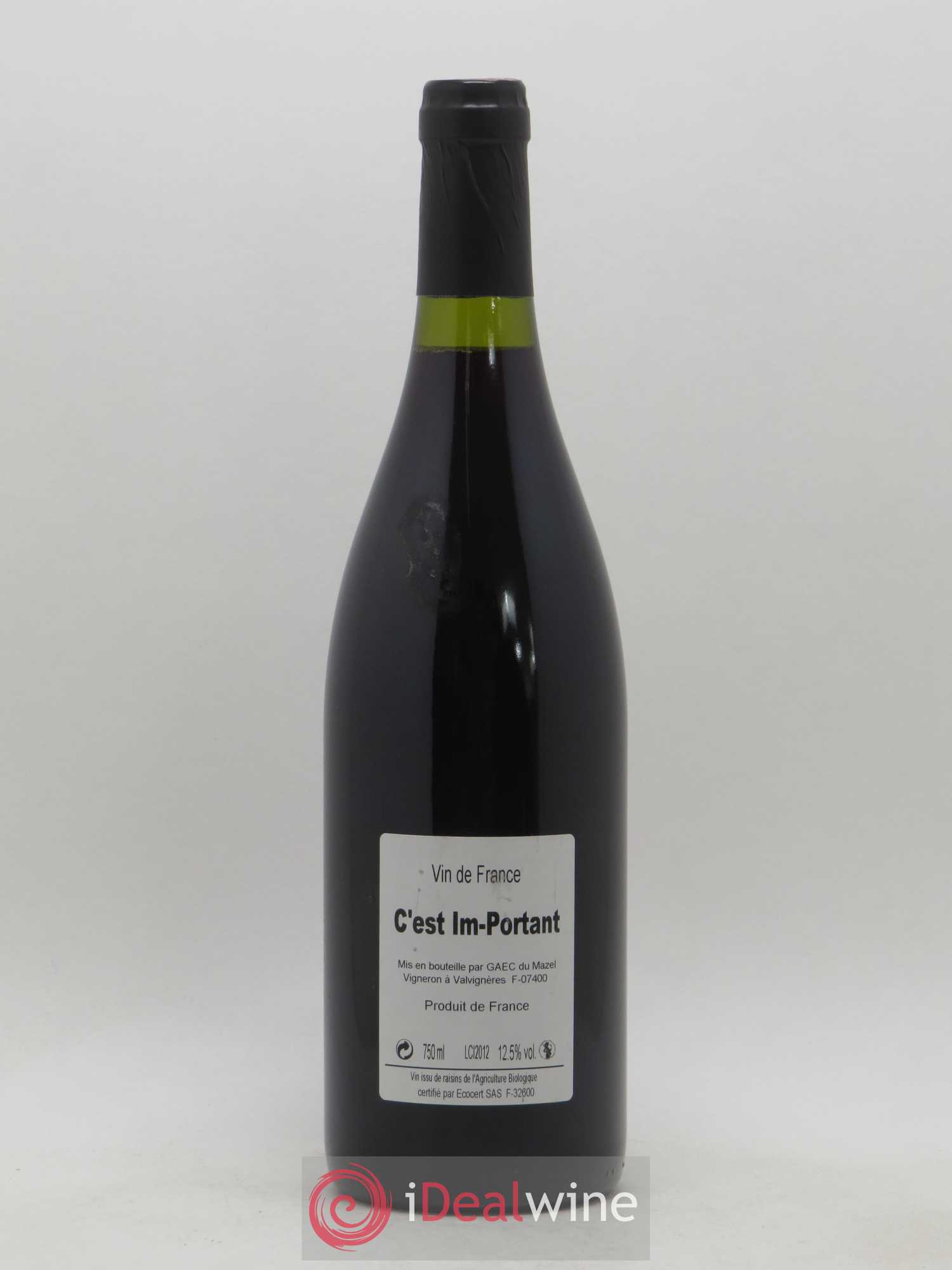 Vin de France Oustric Mazel C'est important 2012 - Posten von 1 Flasche - 1
