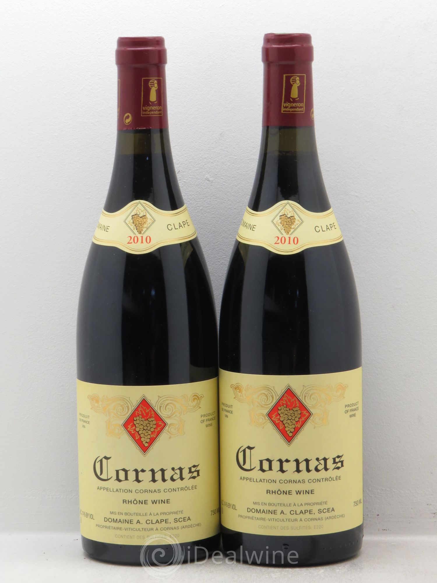 Cornas Auguste Clape 2010 - Lot de 2 bouteilles - 0