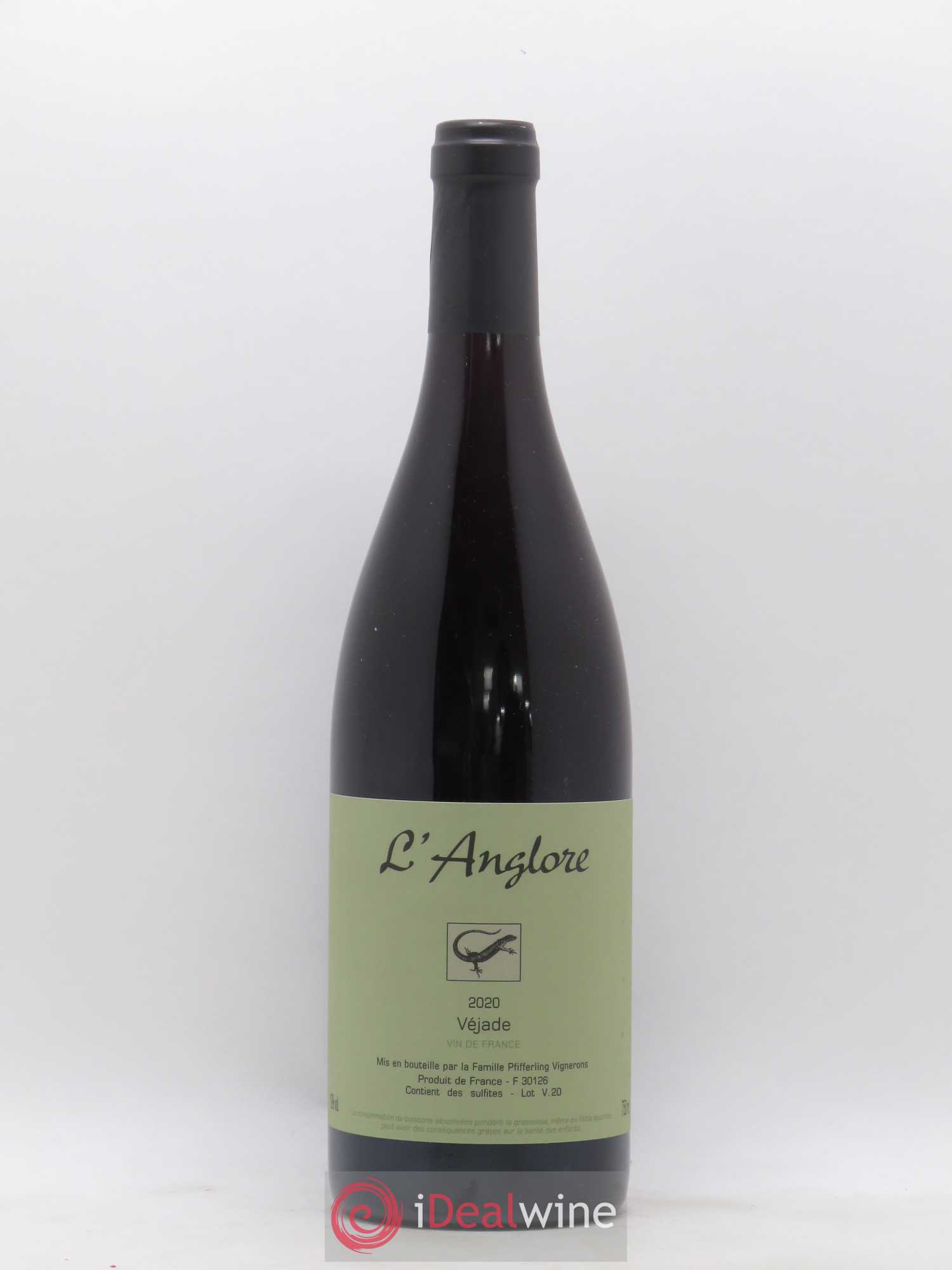 Vin de France Véjade L'Anglore 2020 - Lot de 1 bouteille - 0
