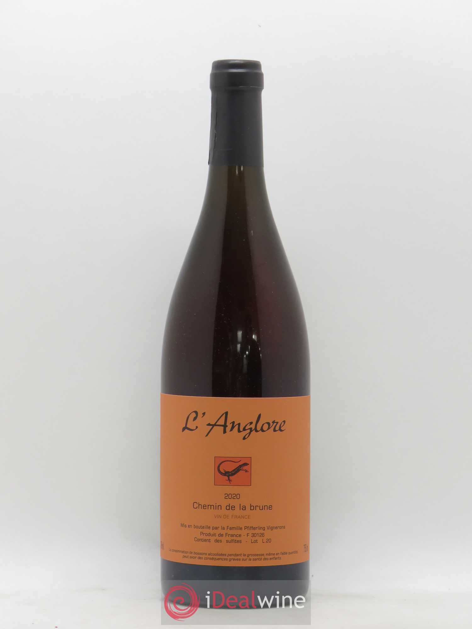 Vin de France Chemin de la brune L'Anglore 2020 - Lot de 1 bouteille - 0