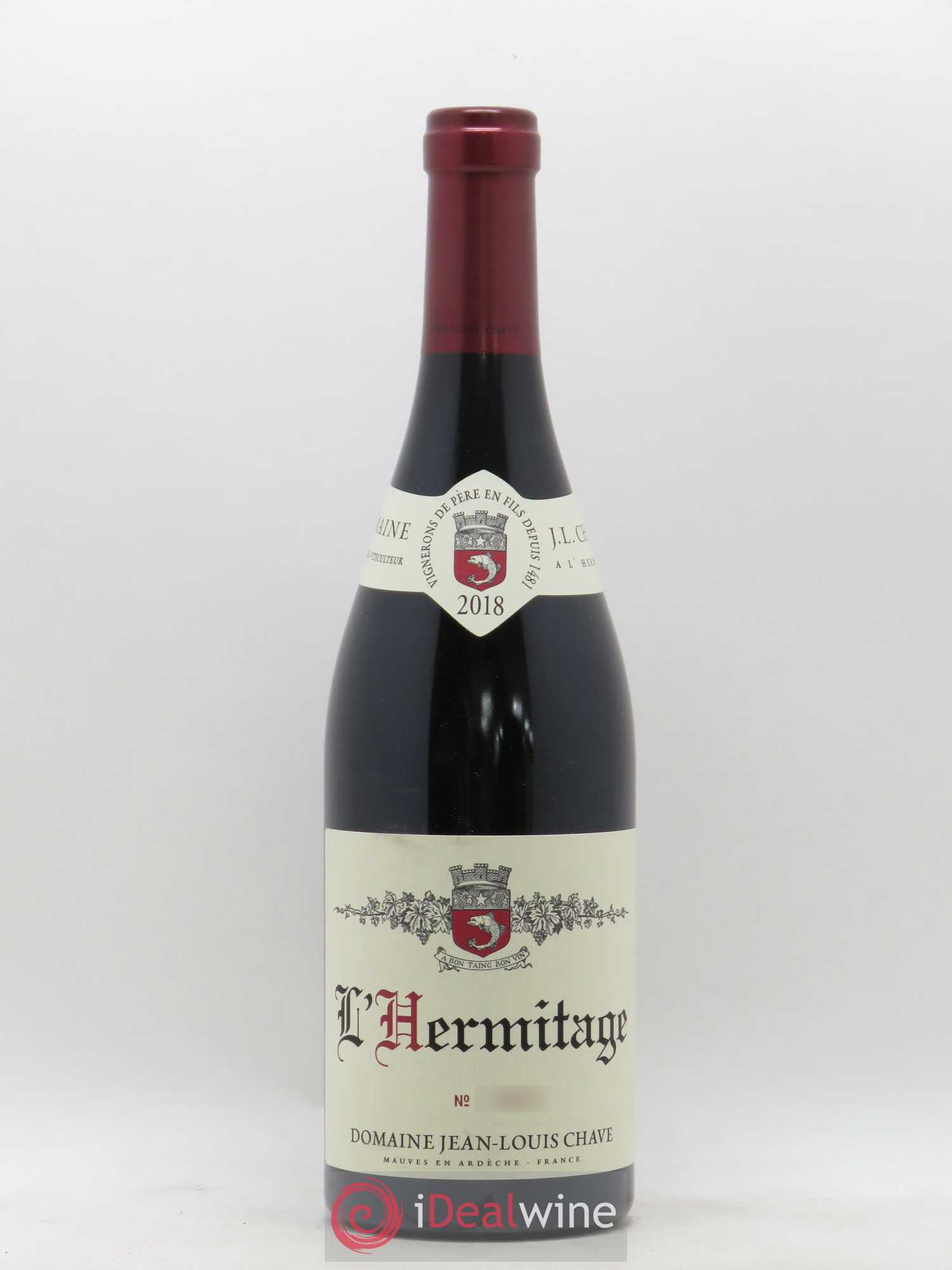 Hermitage Jean-Louis Chave 2018 - Lot de 1 bouteille - 0