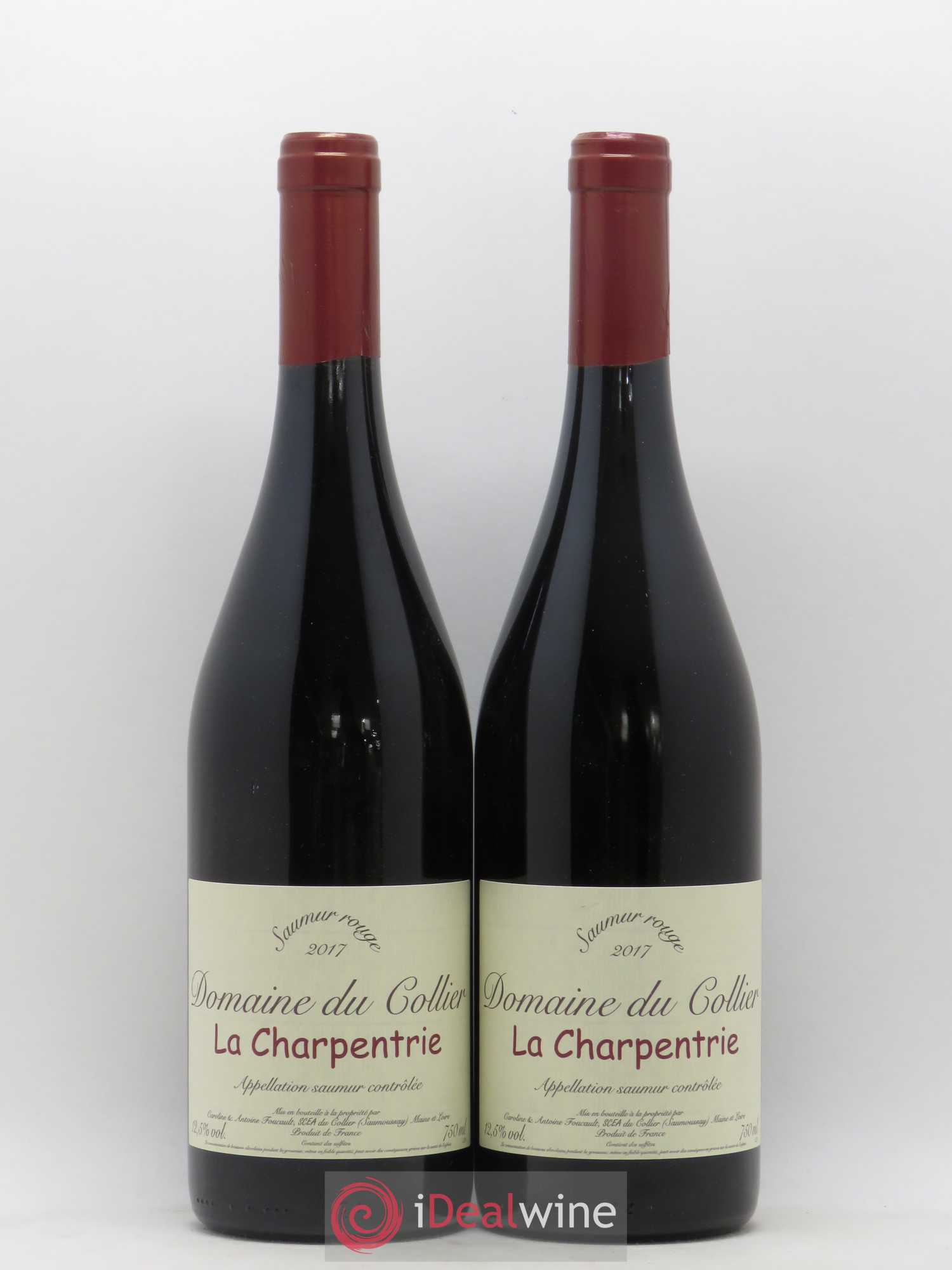 Saumur La Charpentrie Domaine du Collier 2017 - Lot de 2 bouteilles - 0