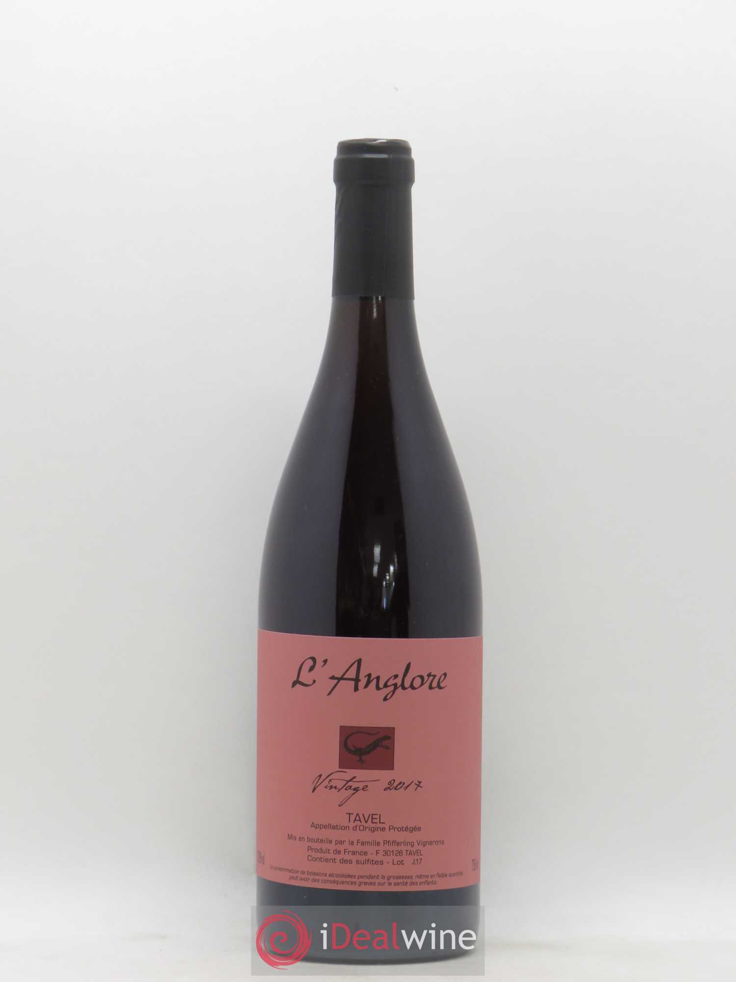 Tavel Vintage L'Anglore 2017 - Lot de 1 bouteille - 0