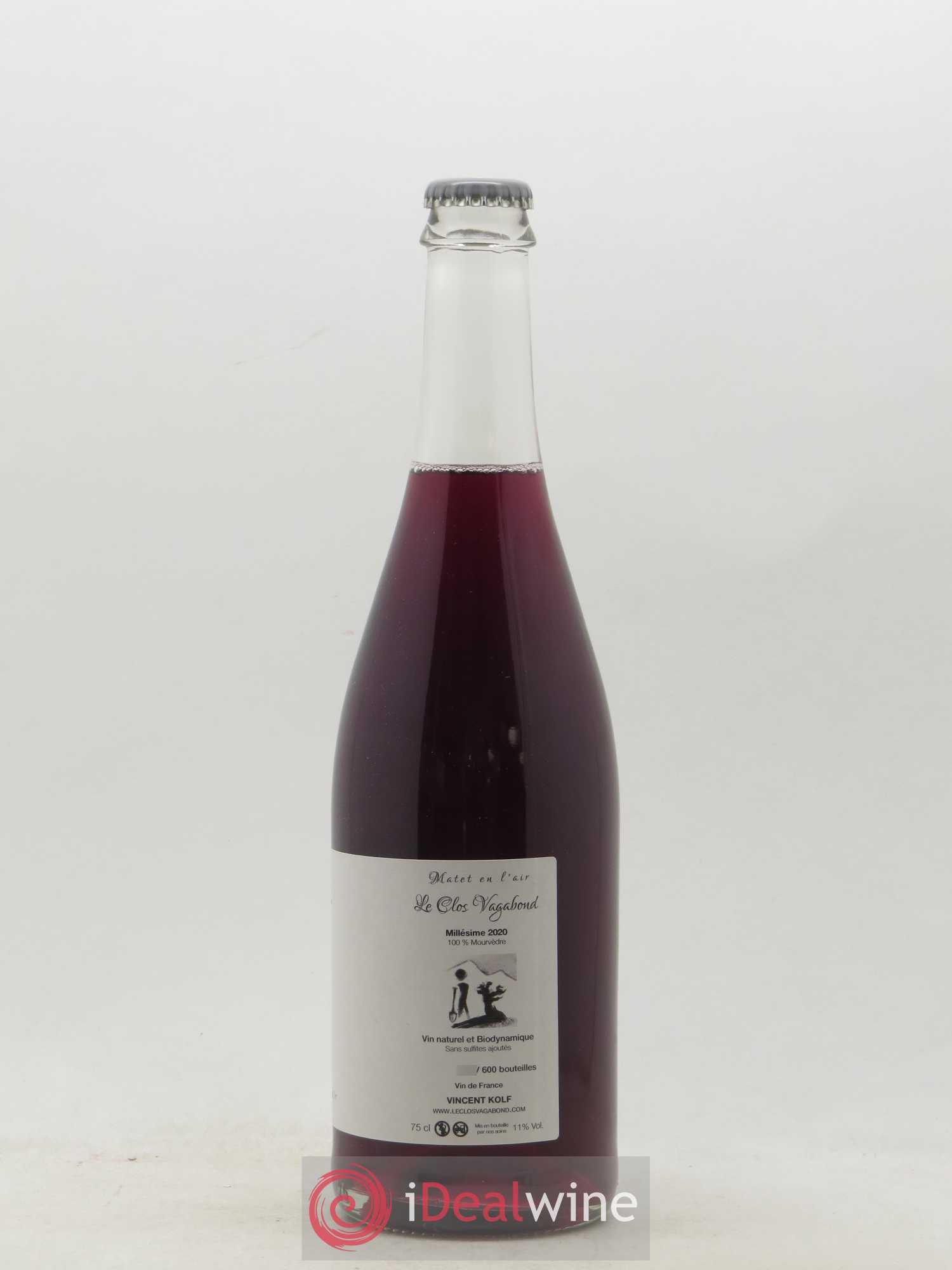 Vin de France Matet en l'air Clos Vagabond 2020 - Posten von 1 Flasche - 1
