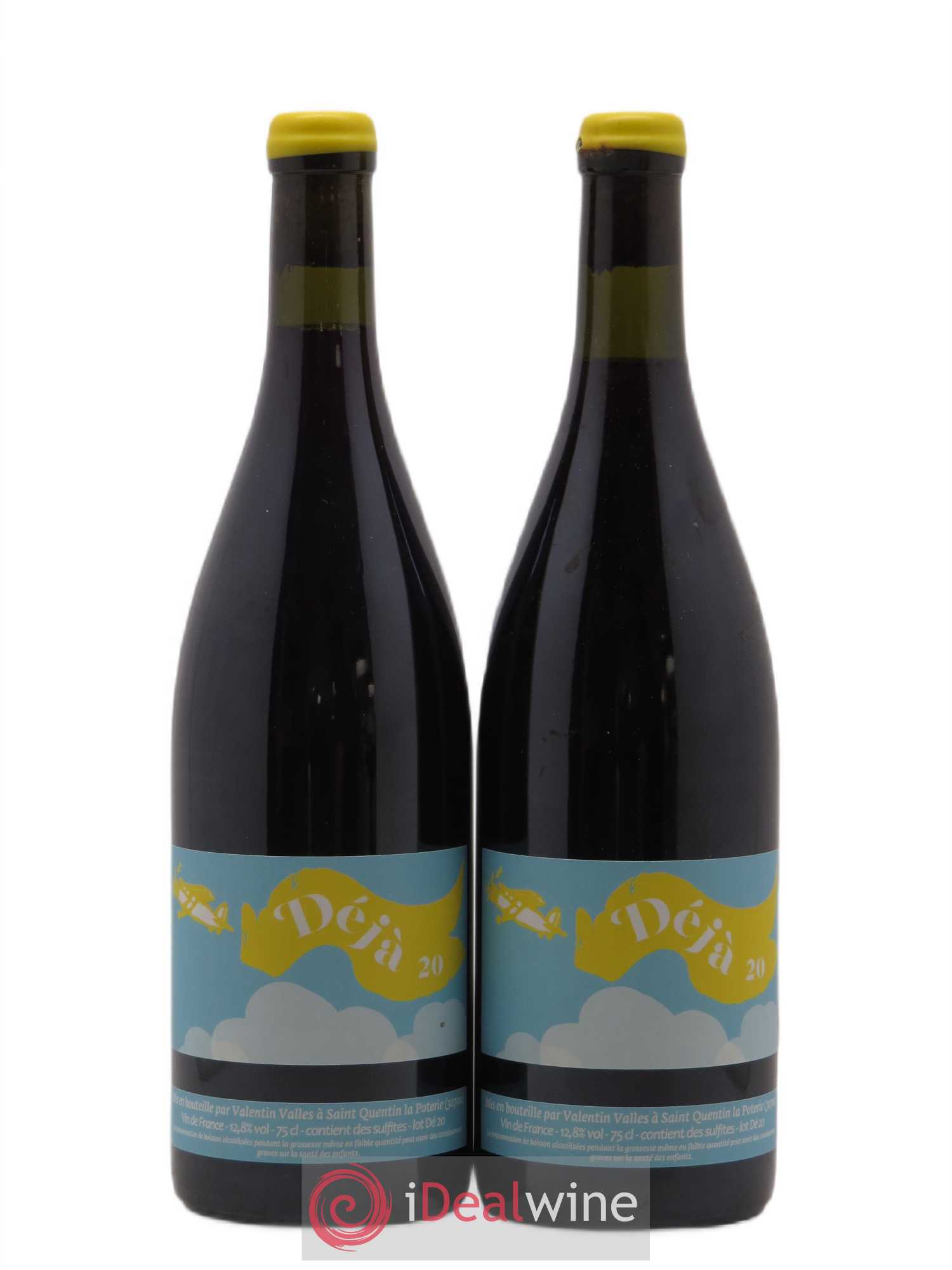 Vin de France Déjà Valentin Valles 2020 - Lot de 2 bouteilles - 0