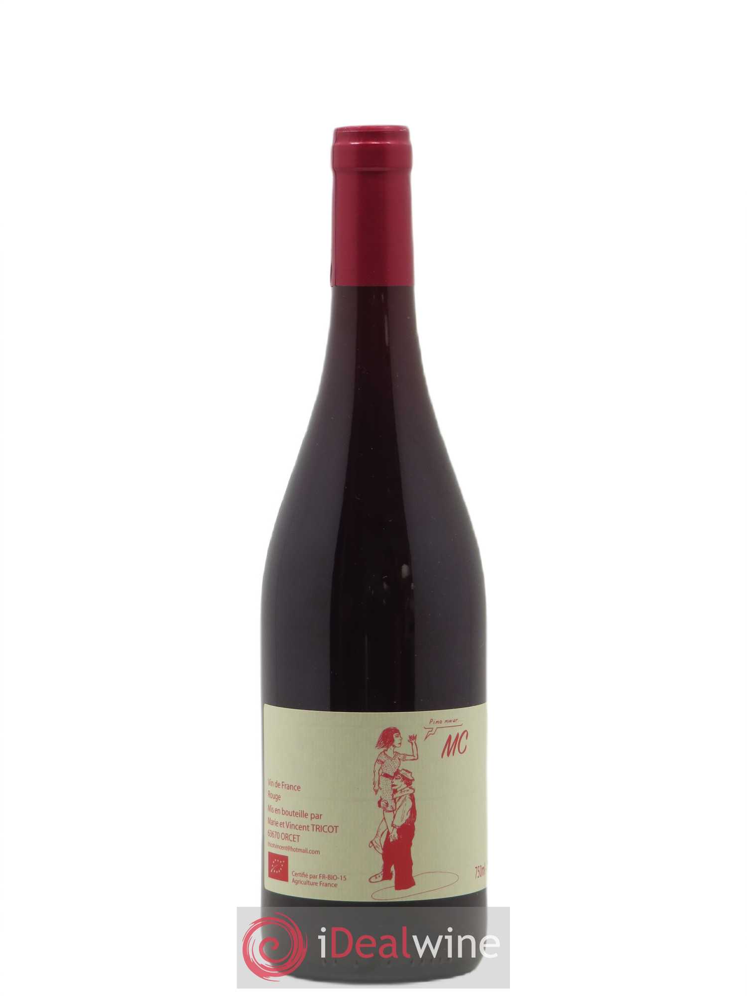 Vin de France Auvergne MC Pinot Noir Domaine Tricot 2020 - Posten von 1 Flasche - 0
