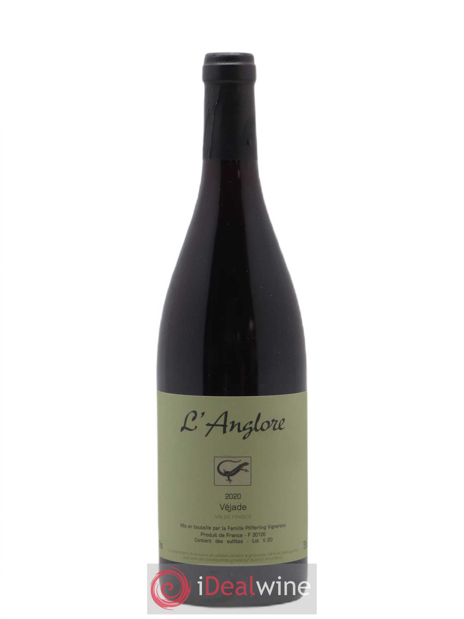 Vin de France Véjade L'Anglore 2020 - Lot de 1 bouteille - 0