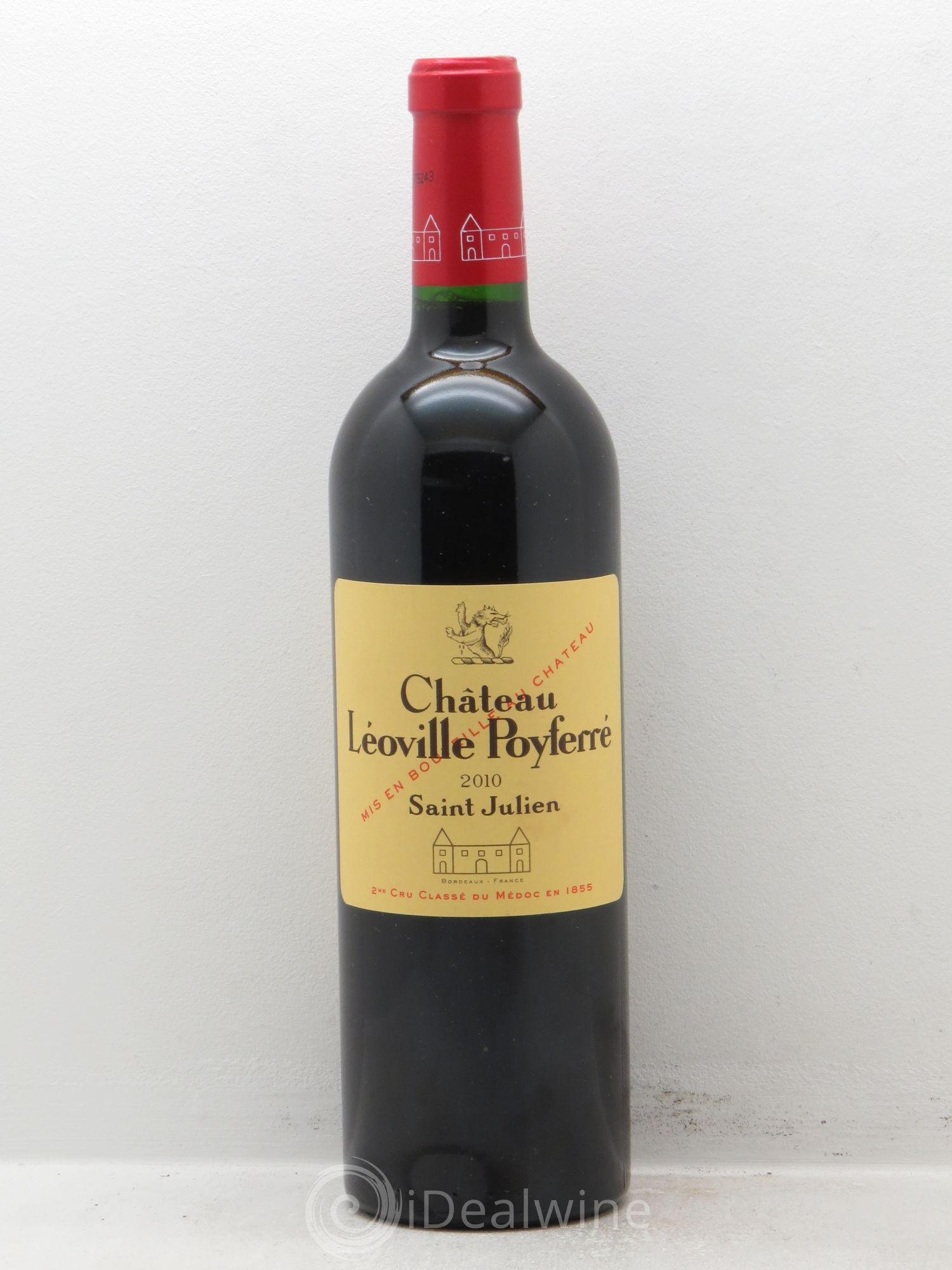 Château Léoville Poyferré 2ème Grand Cru Classé 2010 - Lot de 1 bouteille - 0