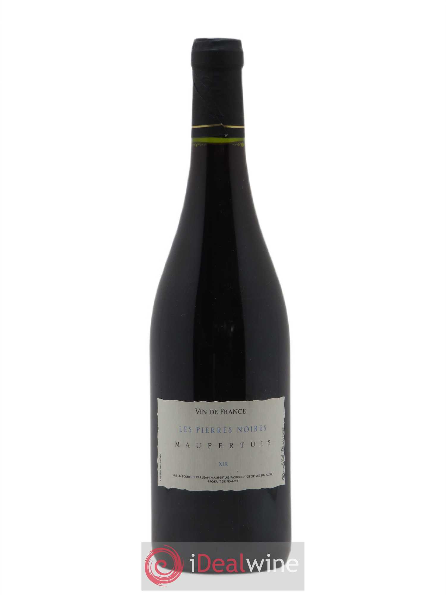 Vin de France Les Pierres Noires Jean Maupertuis 2019 - Lot de 1 bouteille - 0