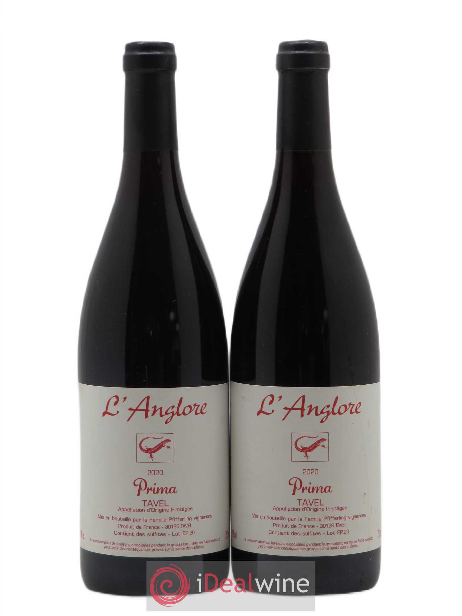Tavel Prima L'Anglore 2020 - Posten von 2 Flaschen - 0
