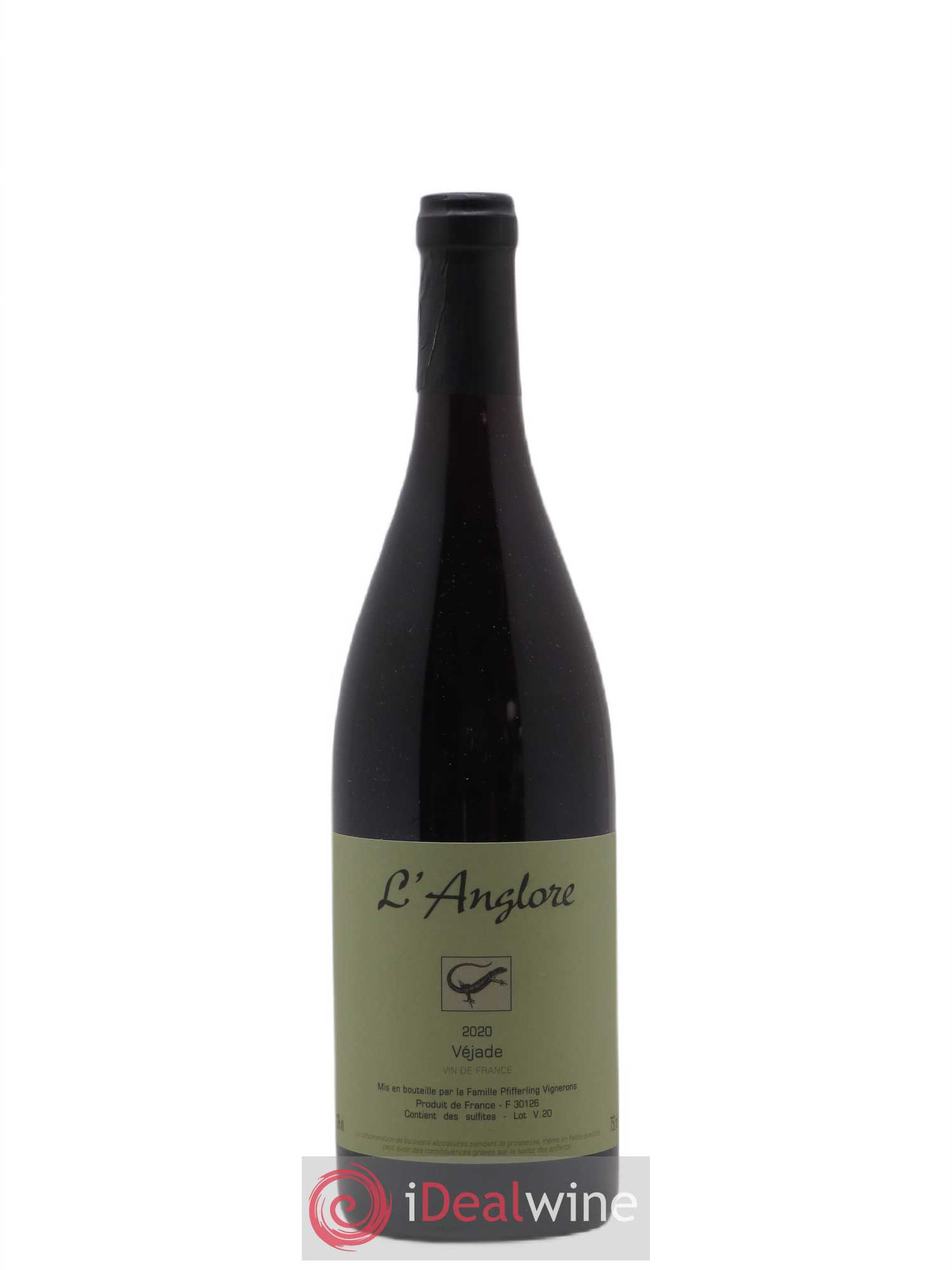 Vin de France Véjade L'Anglore 2020 - Lot de 1 bouteille - 0