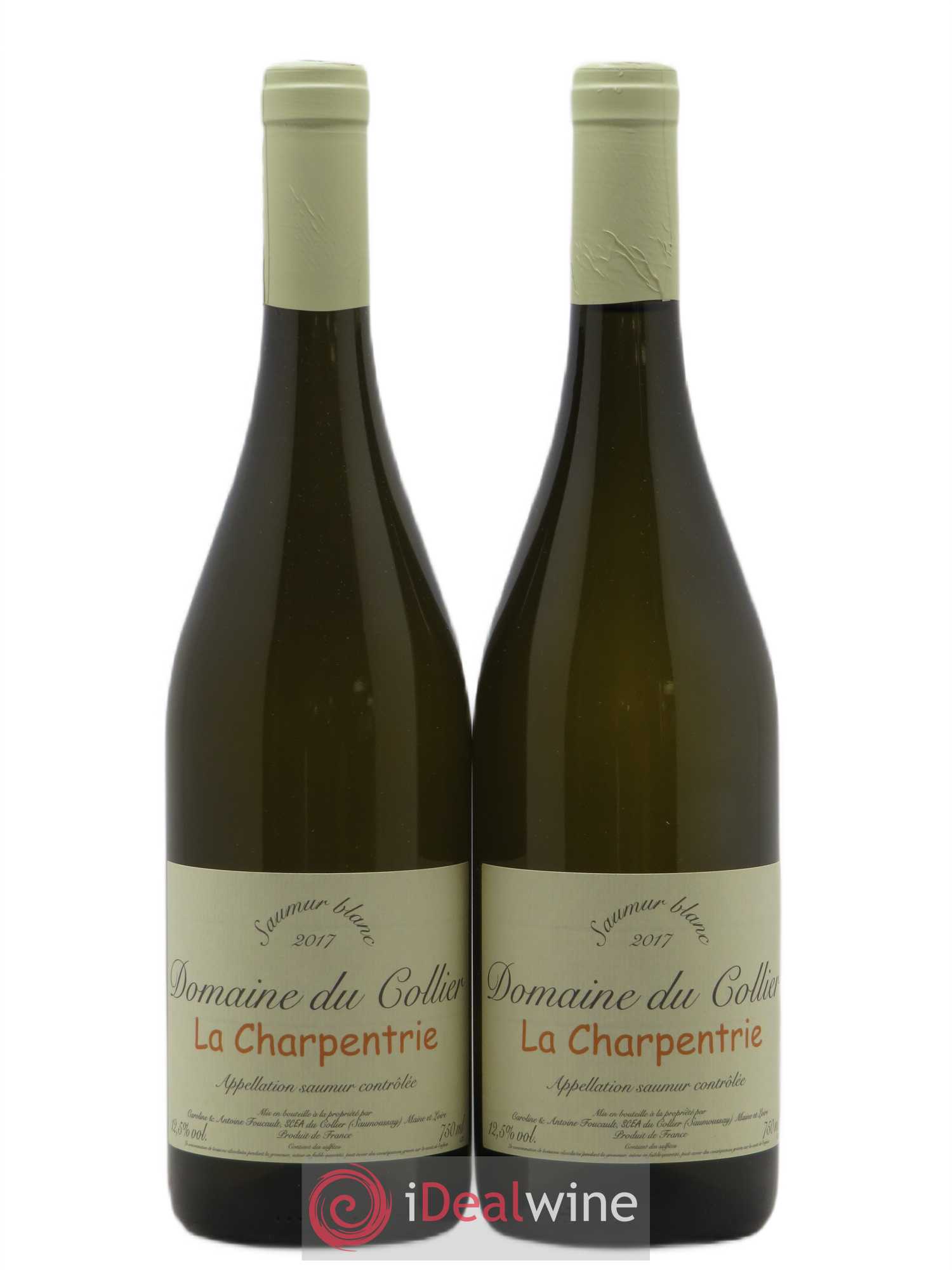 Saumur La Charpentrie Domaine du Collier 2017 - Lot de 2 bouteilles - 0
