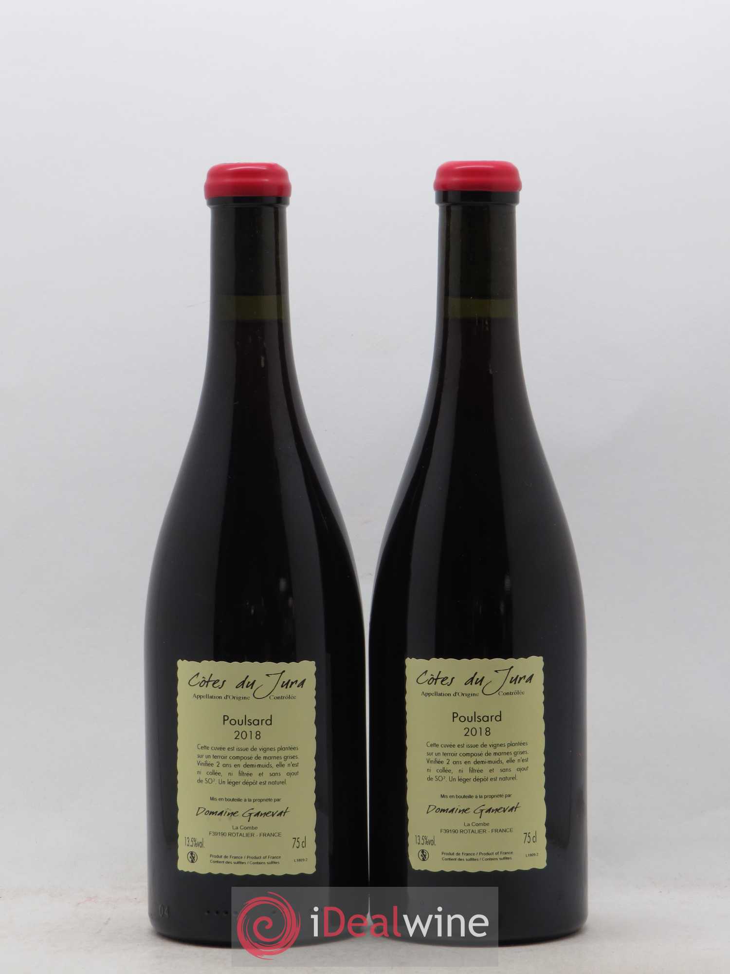 Côtes du Jura Les Chalasses Vieilles Vignes Poulsard Jean-François Ganevat (Domaine) 2018 - Lot de 2 bouteilles - 1