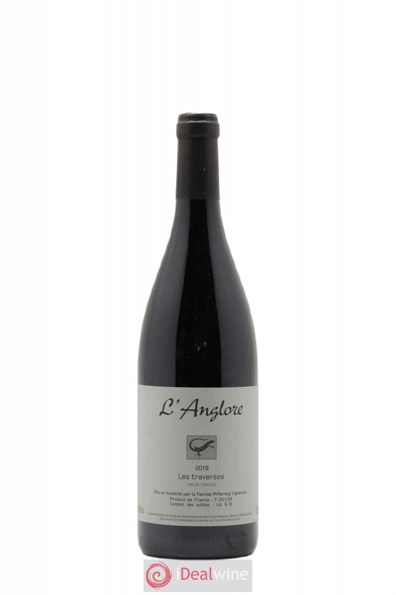 Vin de France Les Traverses L'Anglore 2019 - Lot de 1 bouteille - 0