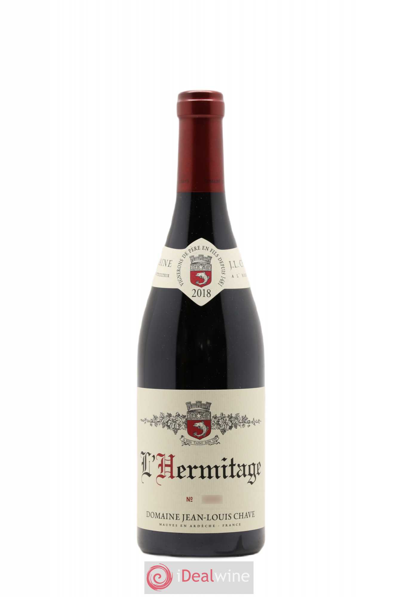 Hermitage Jean-Louis Chave 2018 - Lot de 1 bouteille - 0