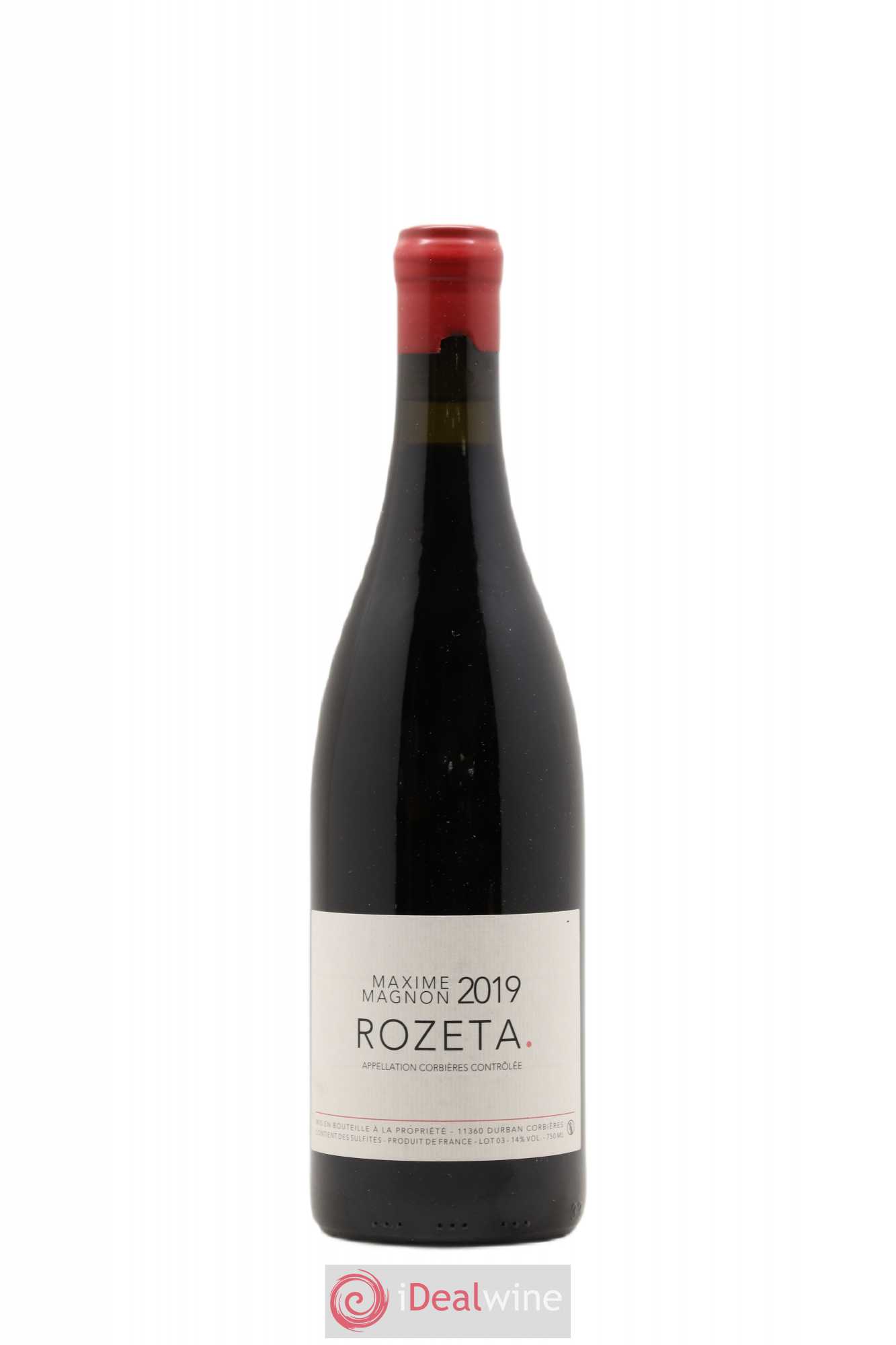 Corbières Rozeta Maxime Magnon 2019 - Lot de 1 bouteille - 0