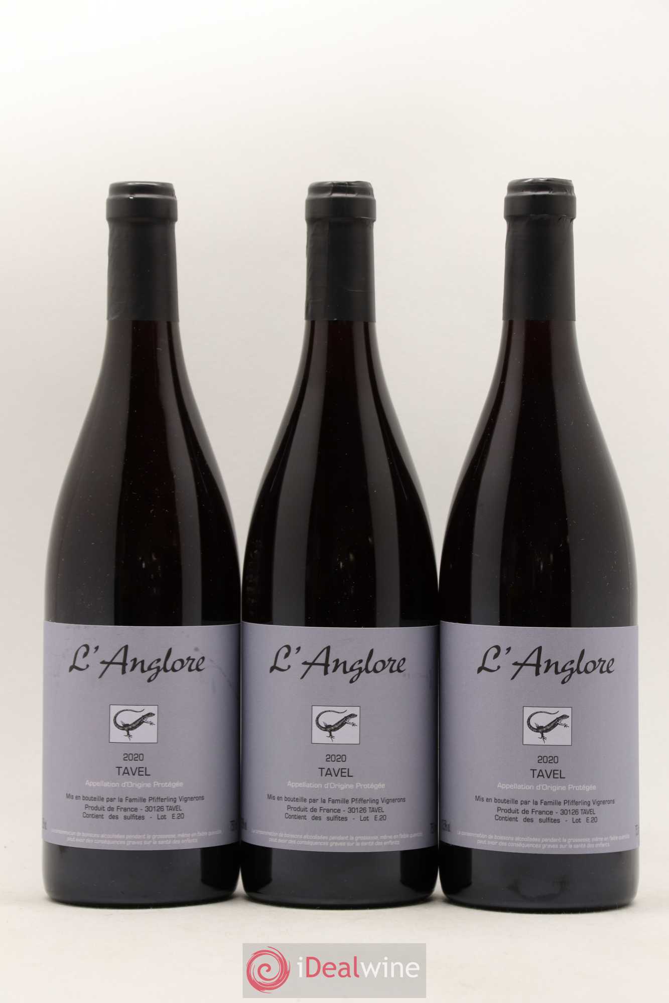 Tavel L'Anglore 2020 - Posten von 6 Flaschen - 1