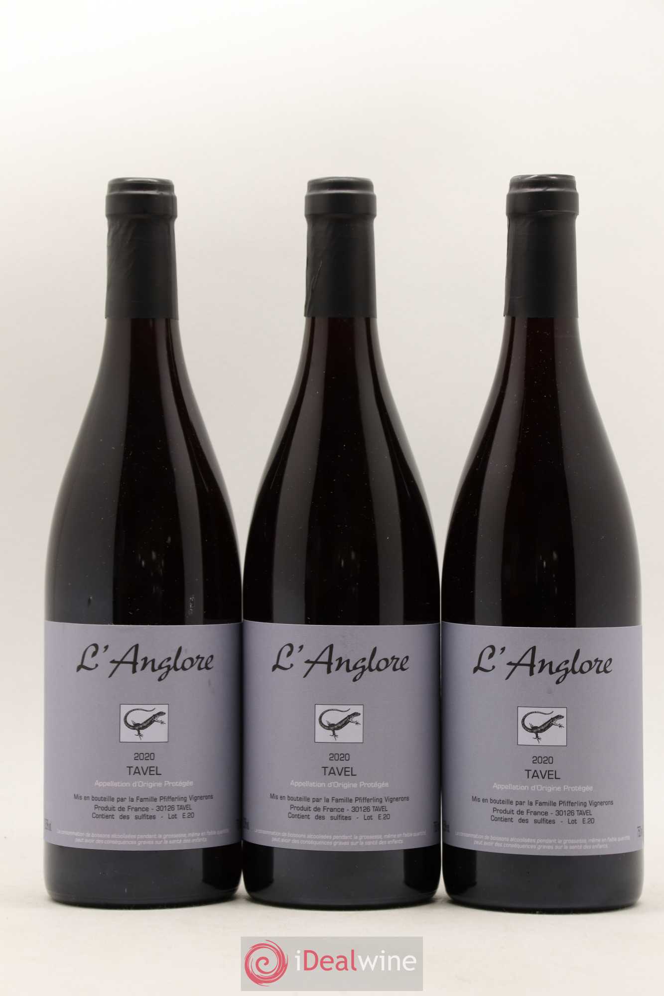 Tavel L'Anglore 2020 - Posten von 6 Flaschen - 2
