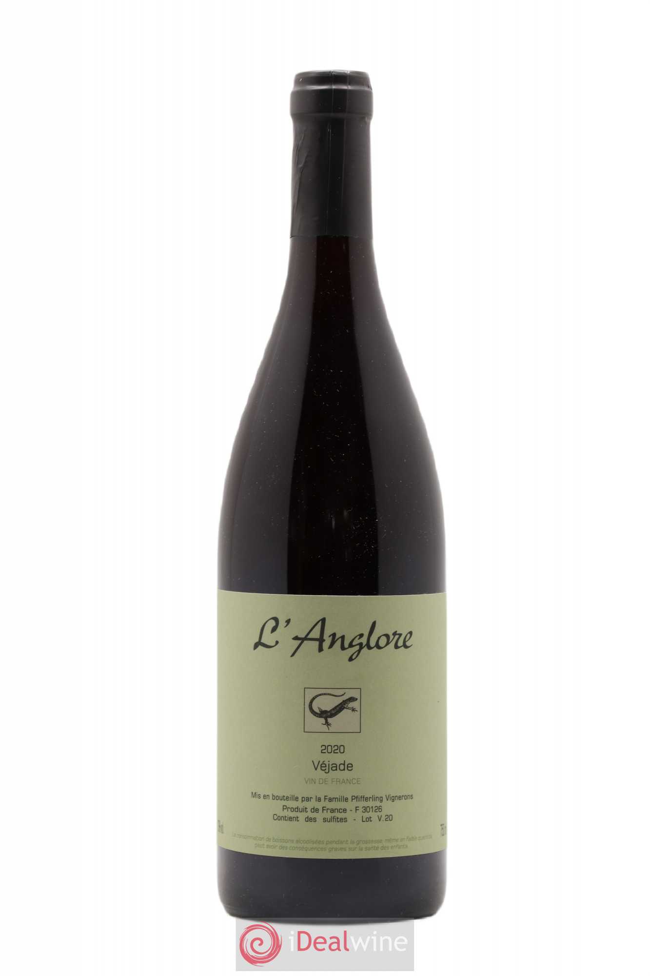 Vin de France Véjade L'Anglore 2020 - Lot de 1 bouteille - 0