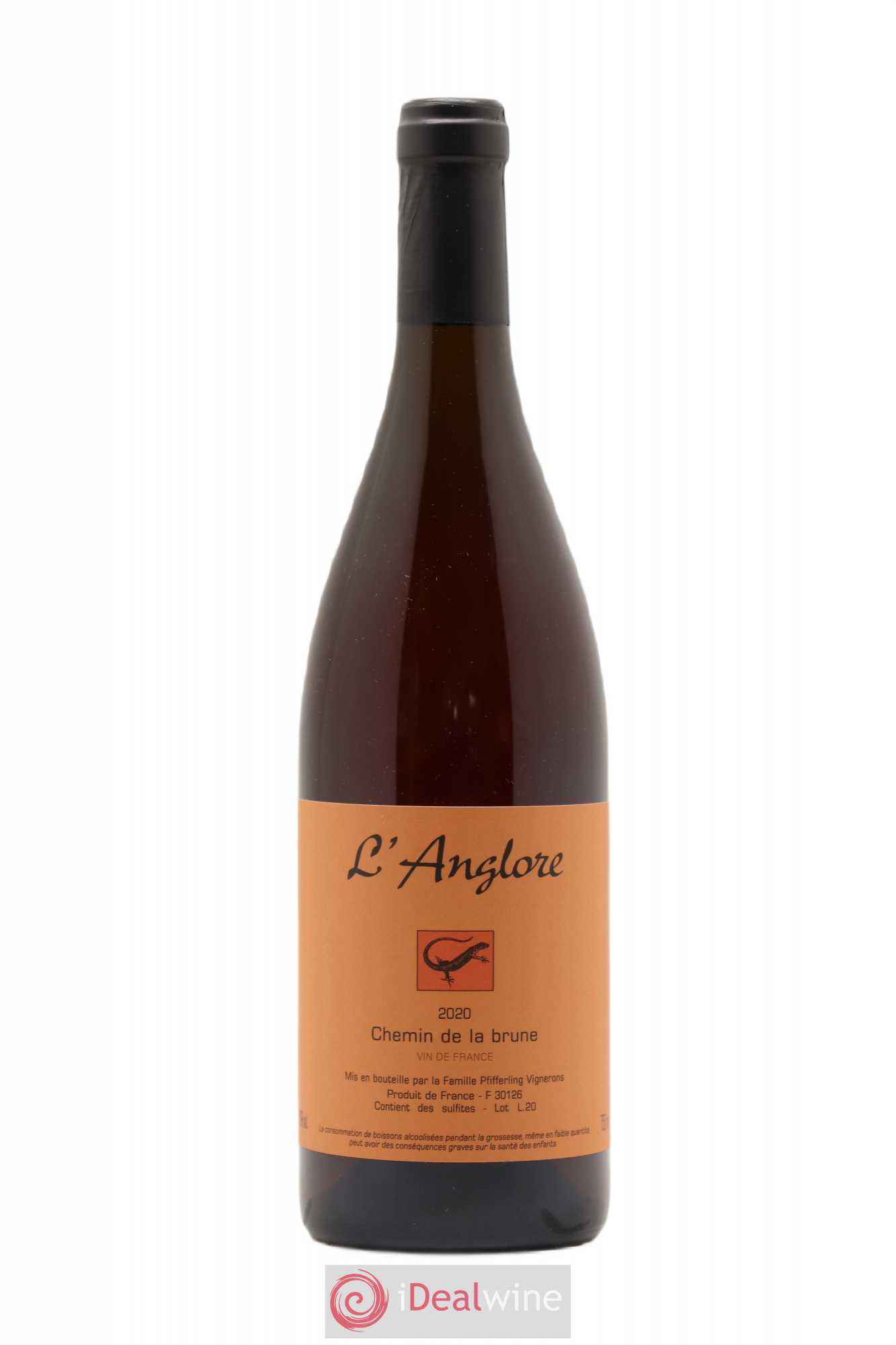 Vin de France Chemin de la brune L'Anglore 2020 - Lot de 1 bouteille - 0