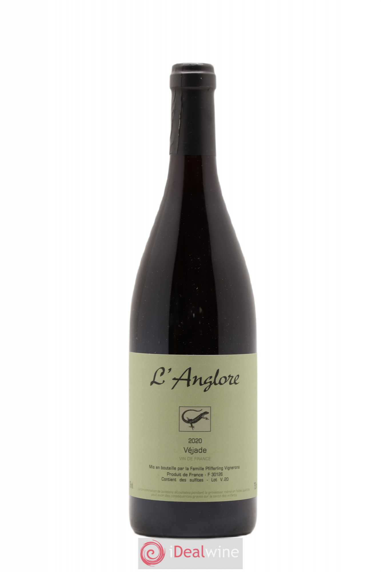 Vin de France Véjade L'Anglore 2020 - Lot de 1 bouteille - 0