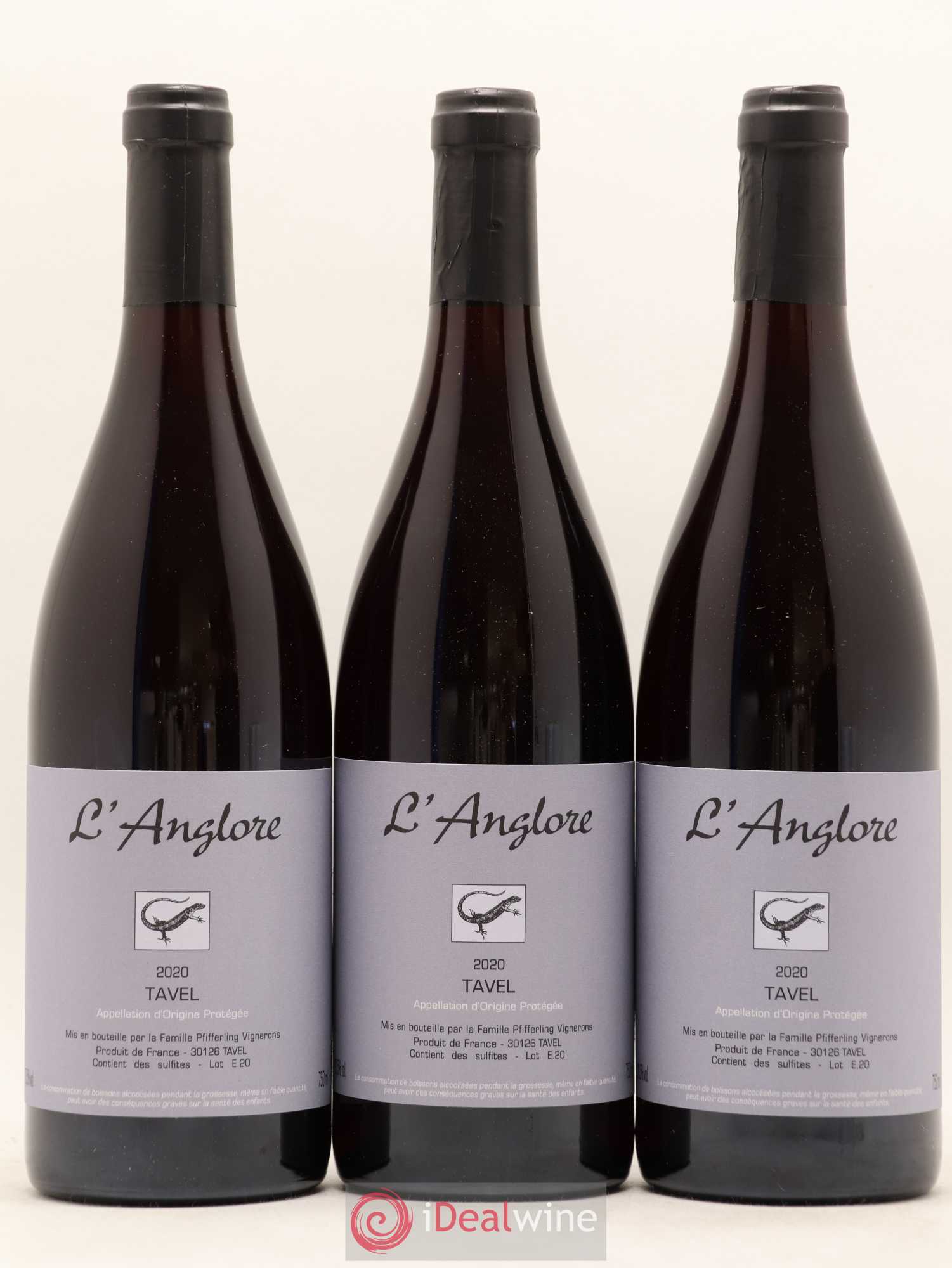 Tavel L'Anglore 2020 - Posten von 6 Flaschen - 1