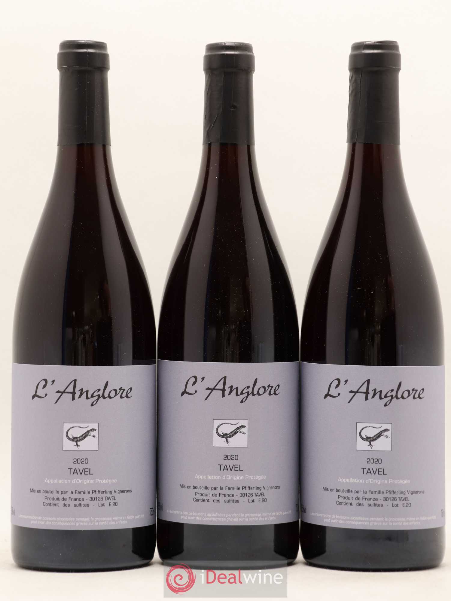 Tavel L'Anglore 2020 - Posten von 6 Flaschen - 2