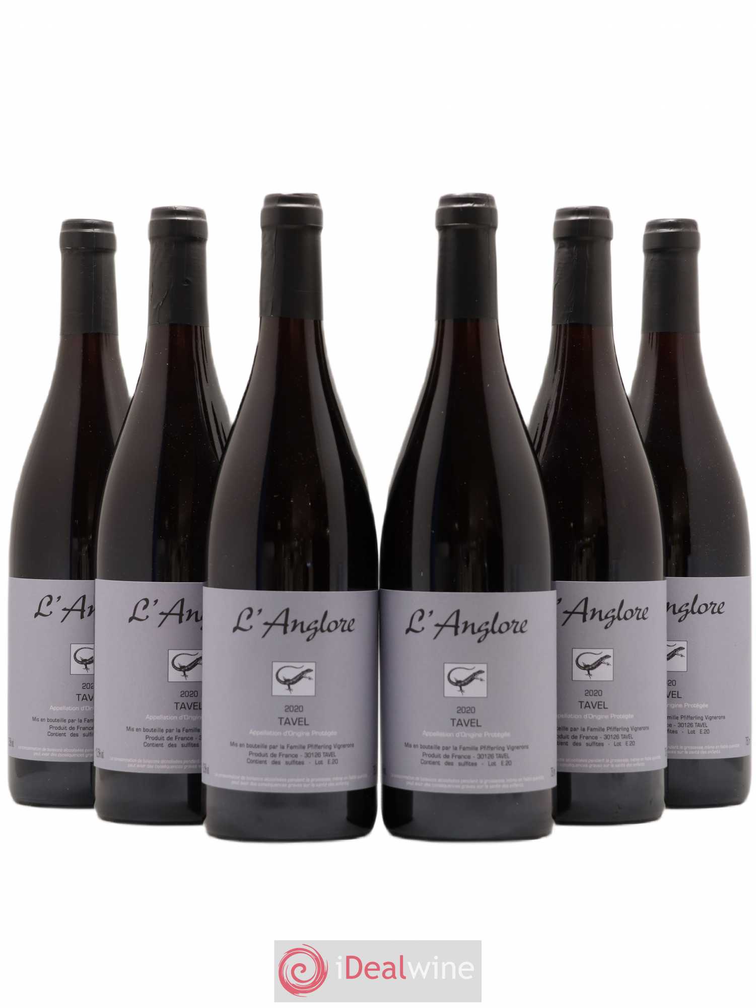 Tavel L'Anglore 2020 - Posten von 6 Flaschen - 0