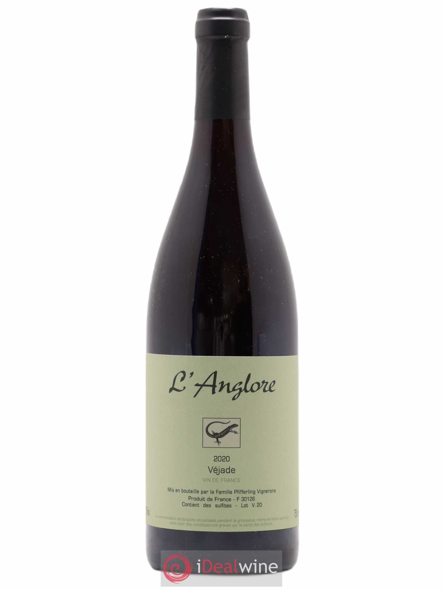 Vin de France Véjade L'Anglore 2020 - Lot de 1 bouteille - 0