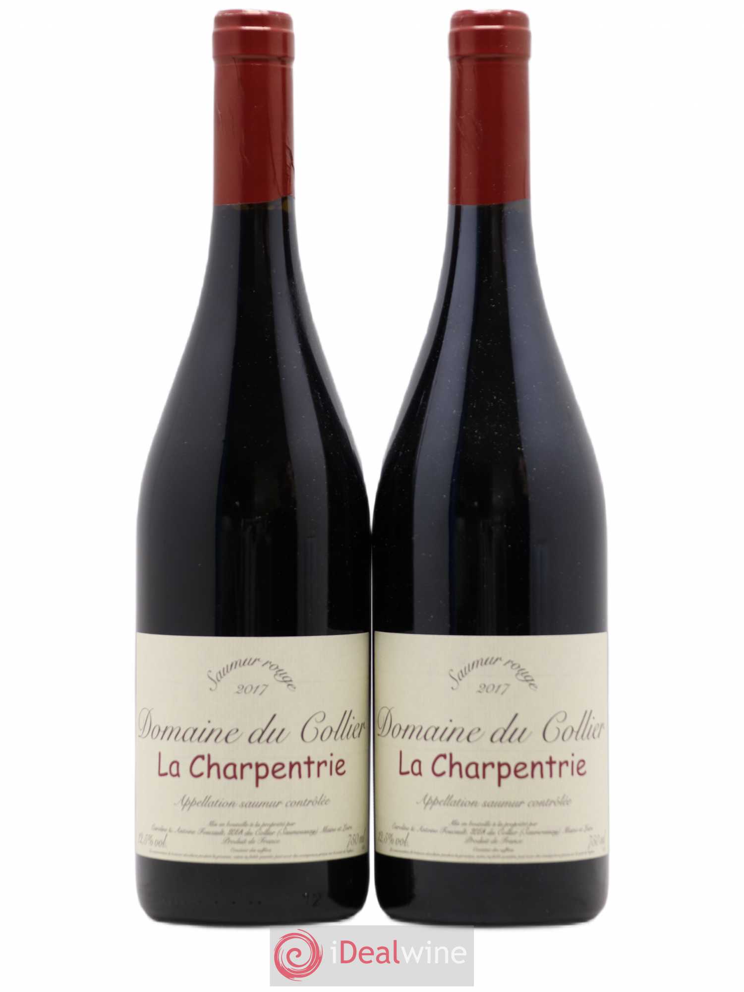 Saumur La Charpentrie Domaine du Collier 2017 - Lot de 2 bouteilles - 0