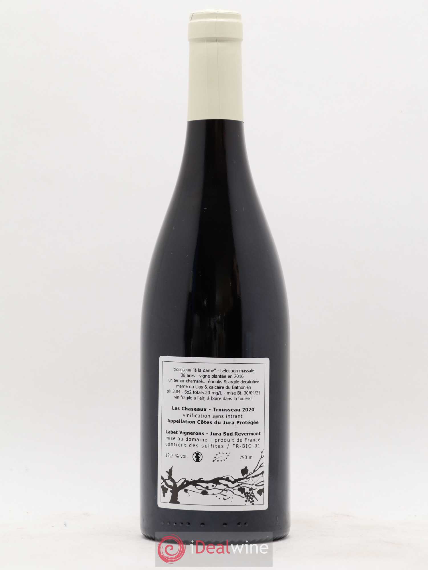 Côtes du Jura Trousseau Les Chaseaux Labet (Domaine) 2020 - Posten von 1 Flasche - 1