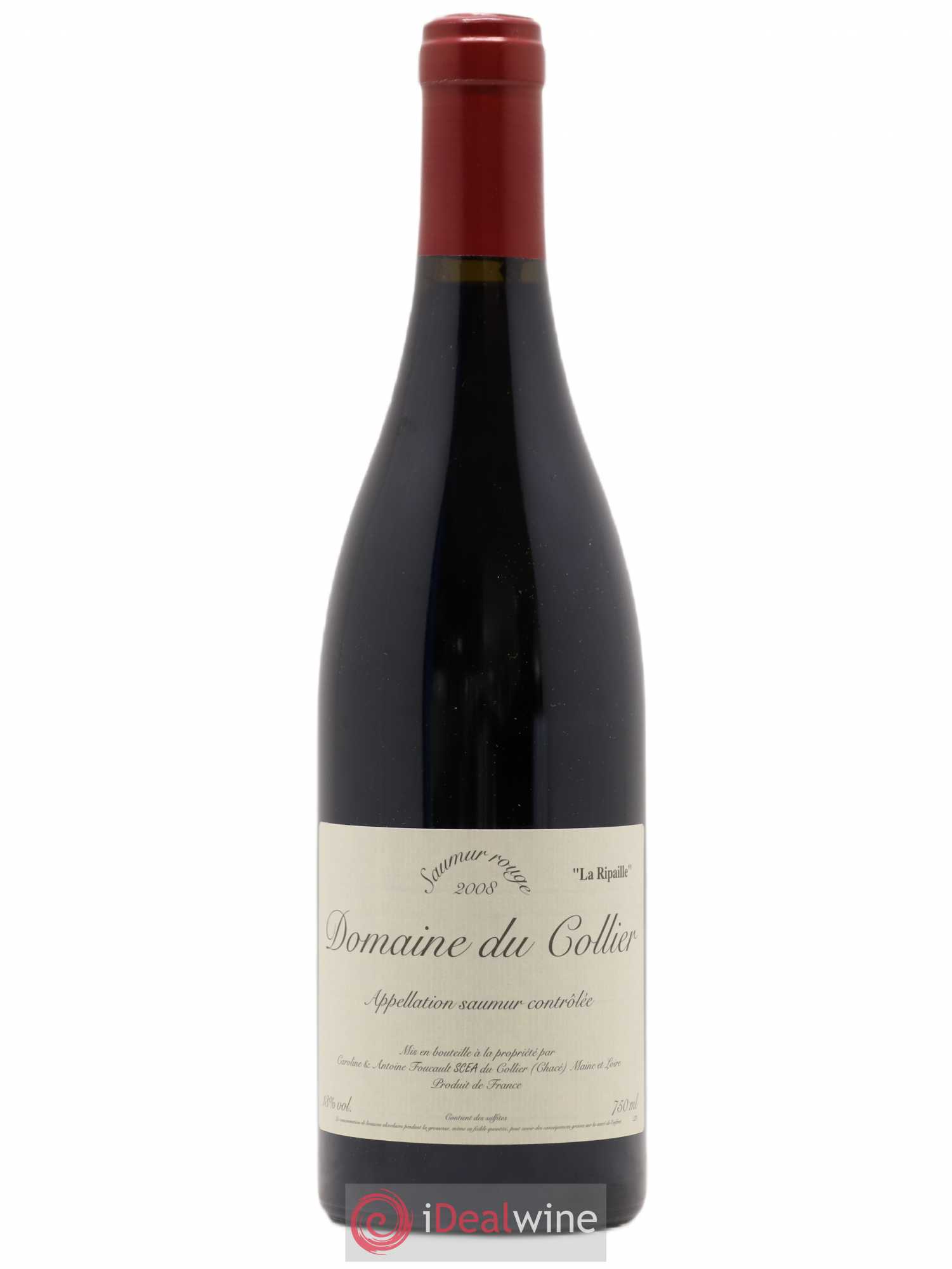 Saumur La Ripaille Domaine du Collier 2008 - Posten von 1 Flasche - 0