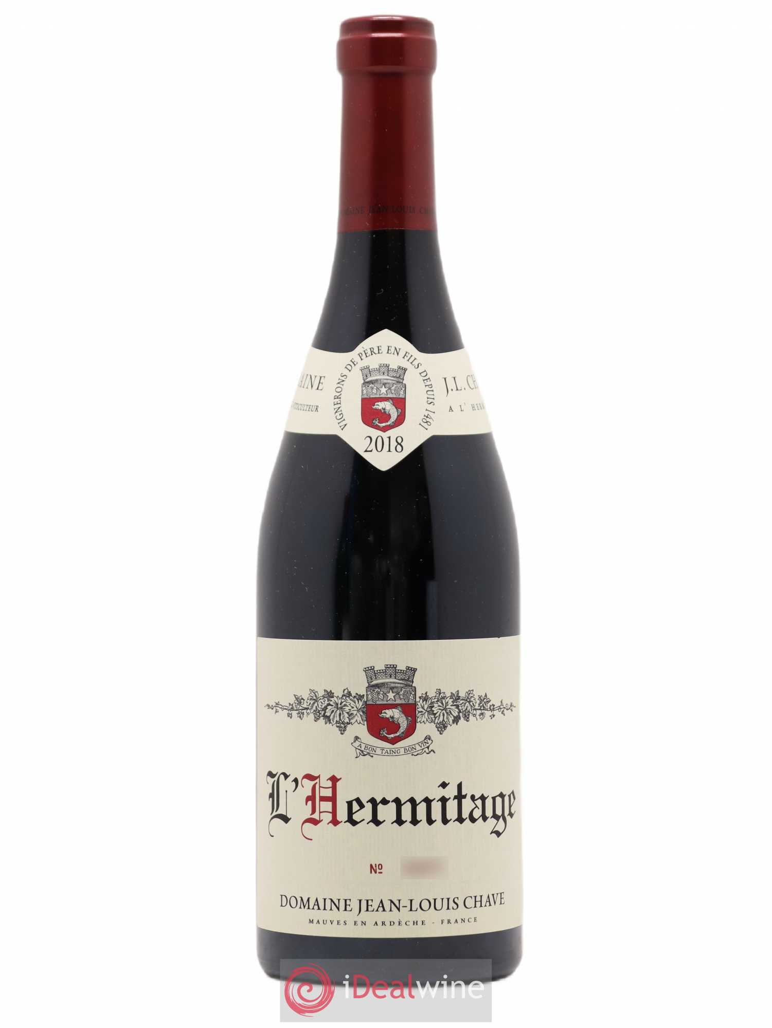 Hermitage Jean-Louis Chave 2018 - Lot de 1 bouteille - 0